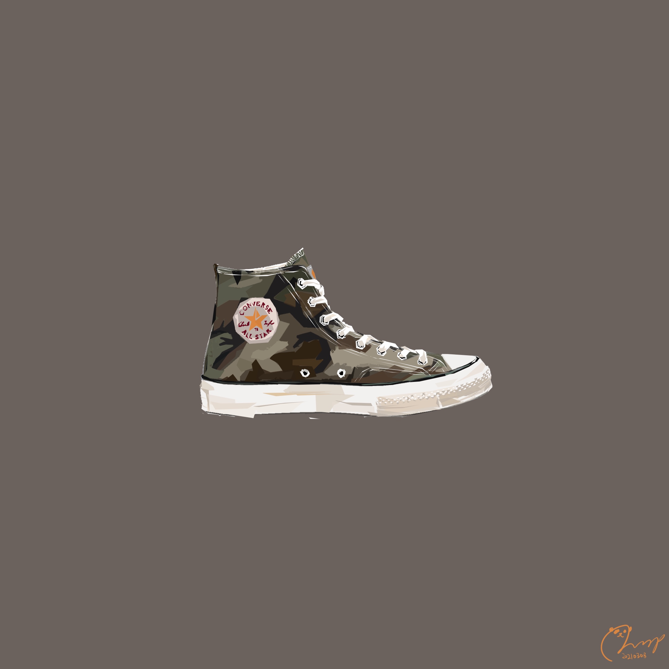 Converse x Carhartt WIP Chuck 70 High Covert Green 착용 스타일
