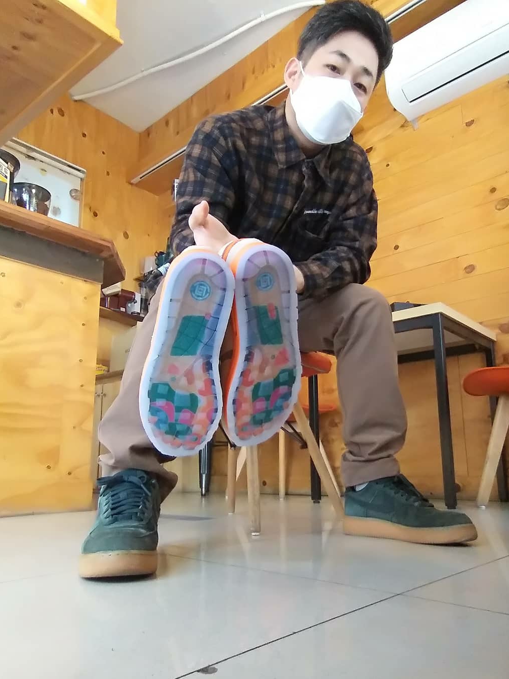 Nike x Clot Air Max 1 Net 착용 스타일 - 1