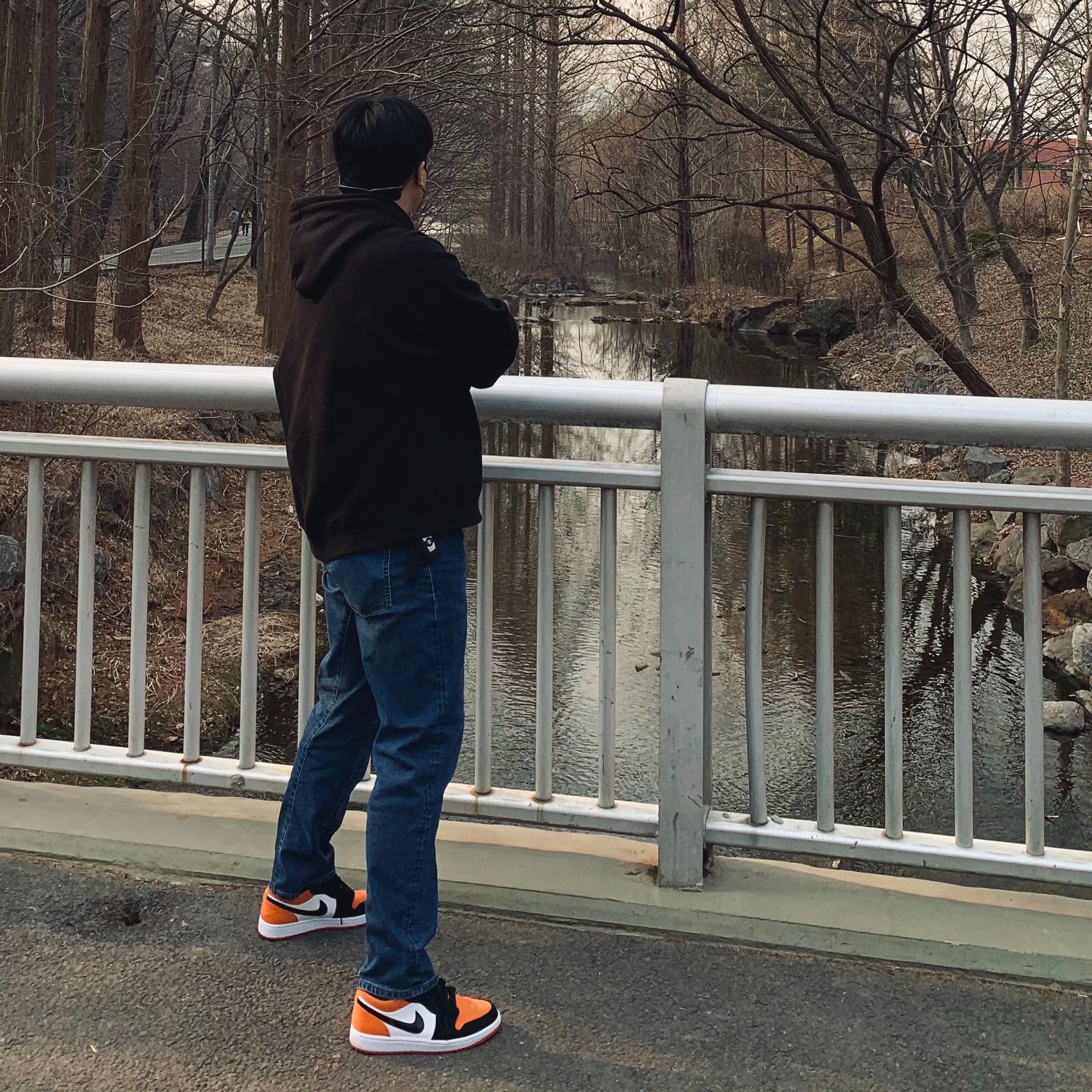 Jordan 1 Low Shattered Backboard 착용 스타일