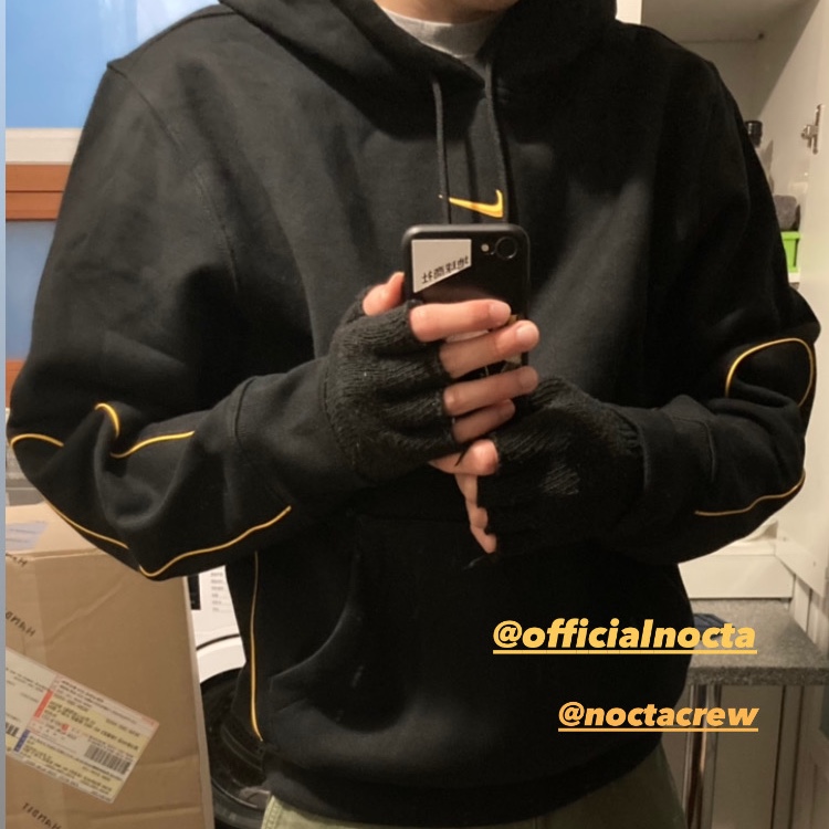 Nike x Drake Nocta Essential Hoodie Black - Asia 착용 스타일