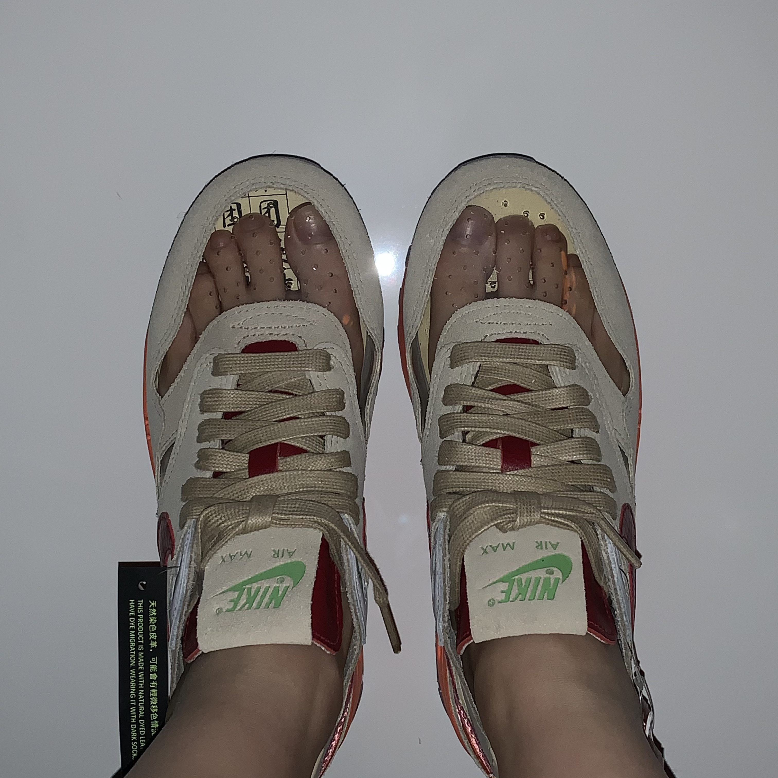 Nike x Clot Air Max 1 Net 착용 스타일 - 1