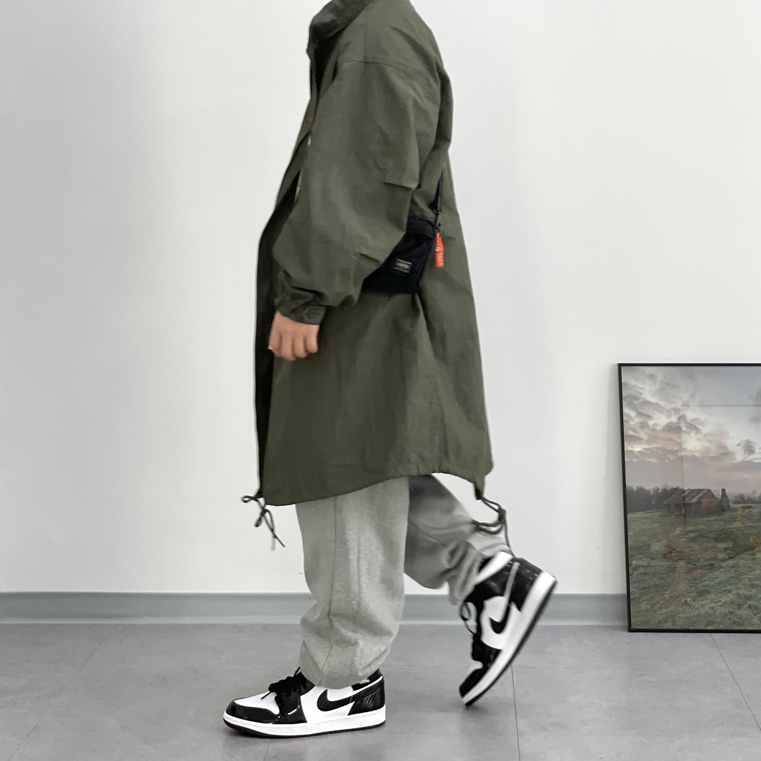 Jordan 1 Mid SE ASW Black 착용 스타일 - 3