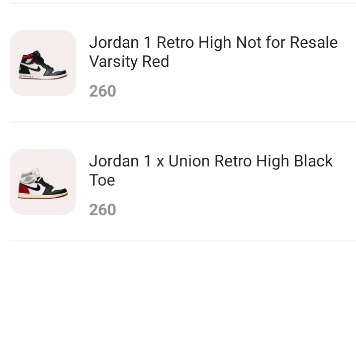 Jordan 1 x Union Retro High Black Toe, Jordan 1 Retro High Not for Resale Varsity Red 착용 스타일