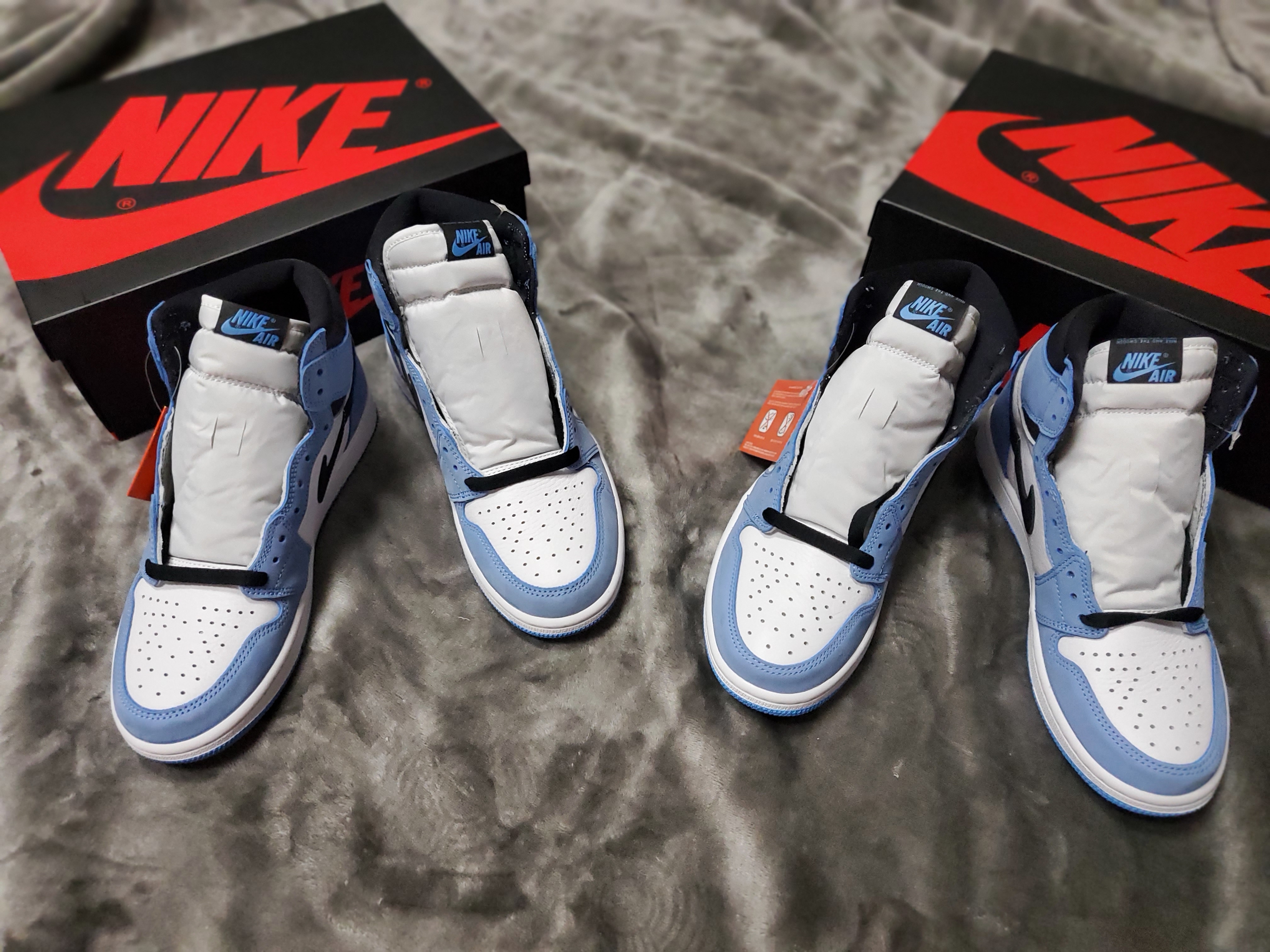 Jordan 1 Retro High OG University Blue 착용 스타일 - 1