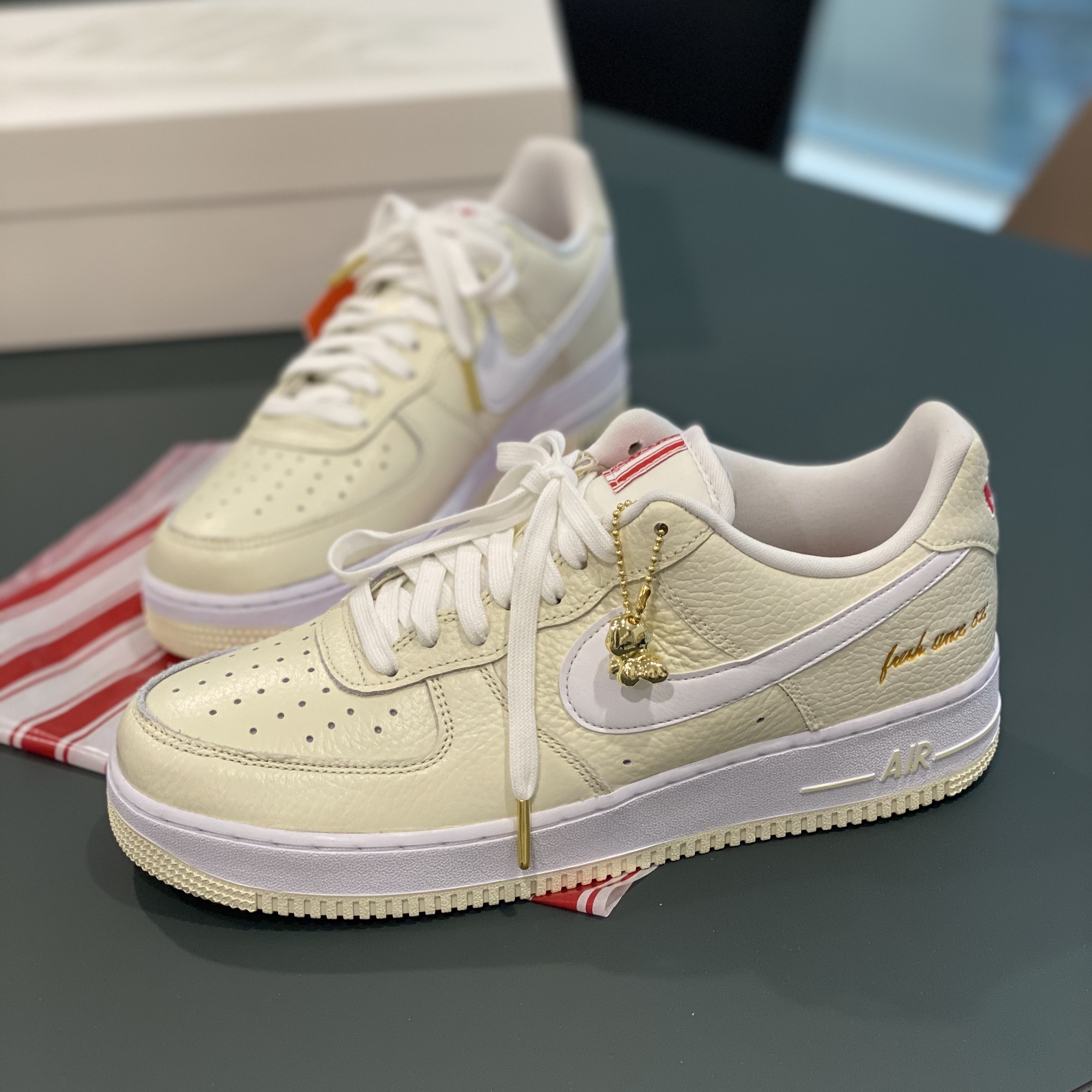 Nike Air Force 1 '07 PRM Popcorn 착용 스타일 - 4