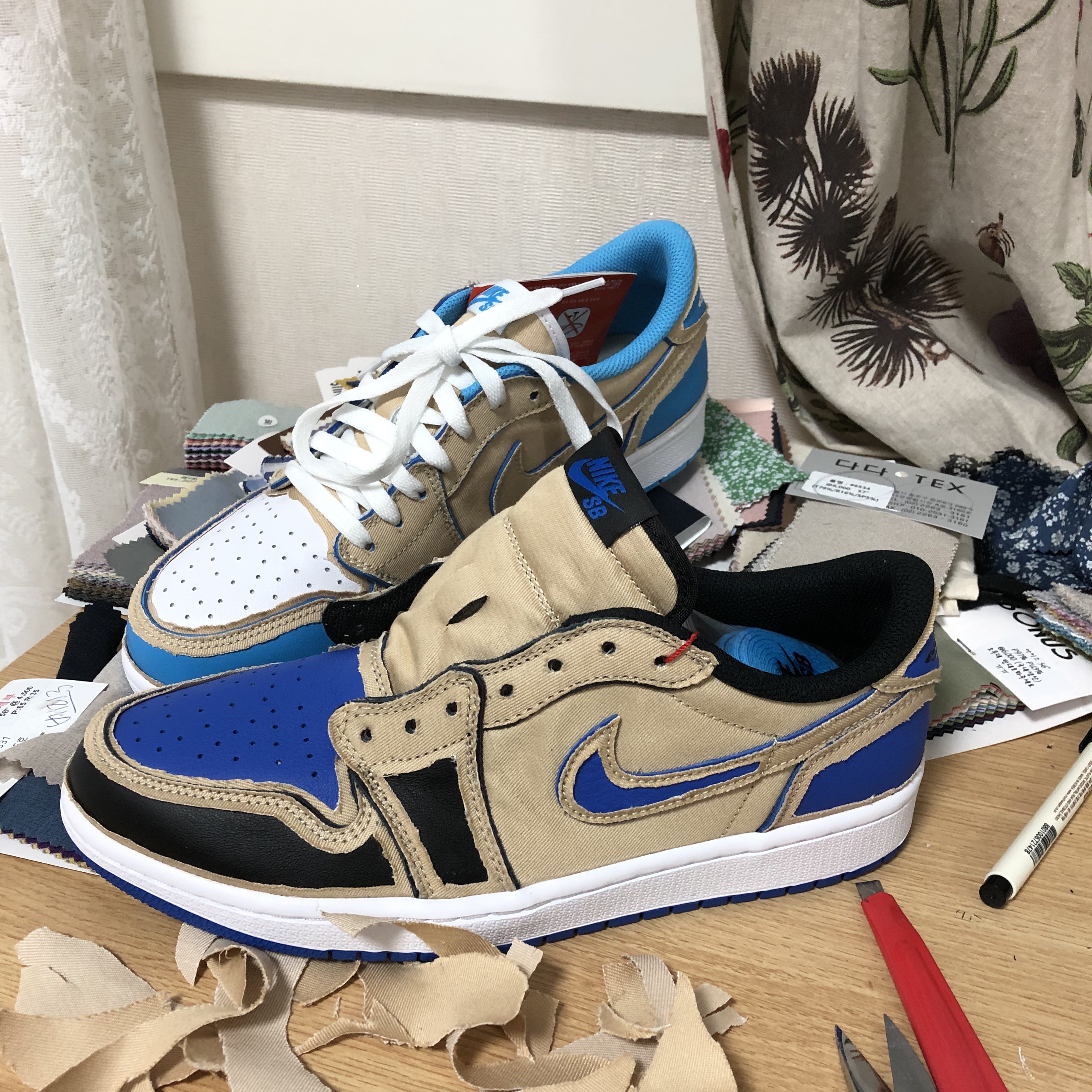 Jordan 1 x Lance Mountain Low SB QS Desert Ore 착용 스타일 - 2
