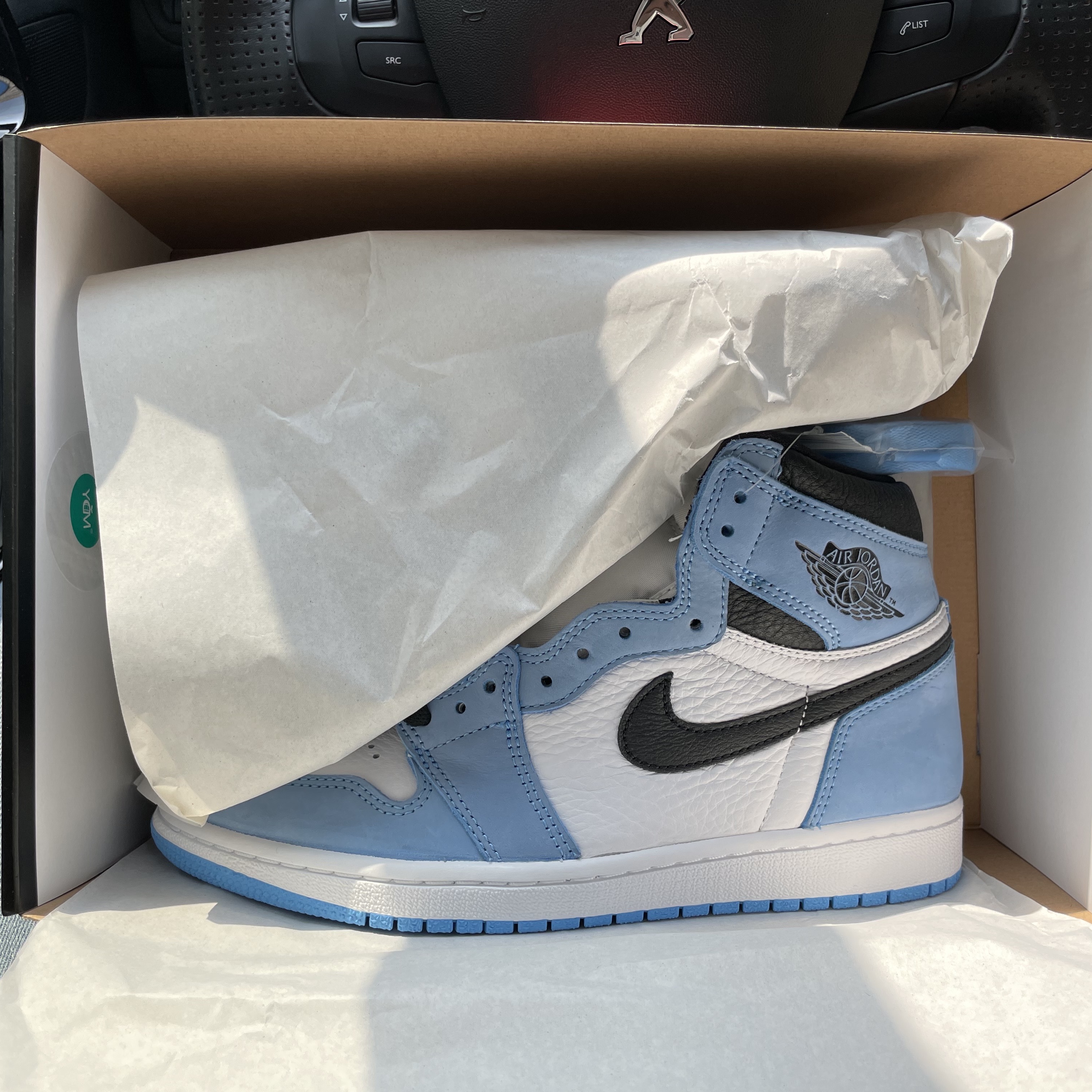 Jordan 1 Retro High OG University Blue 착용 스타일