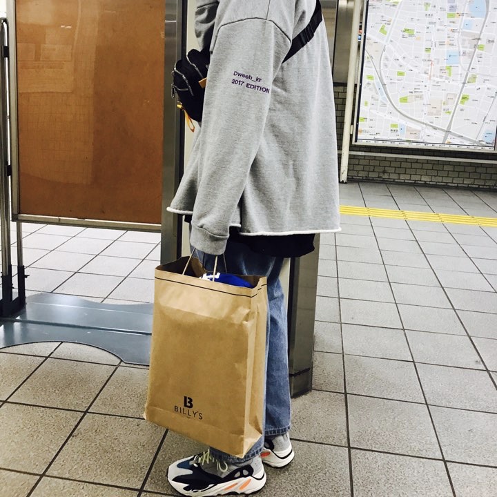 Adidas Yeezy Boost 700 Wave Runner Solid Grey 2017/2019 착용 스타일