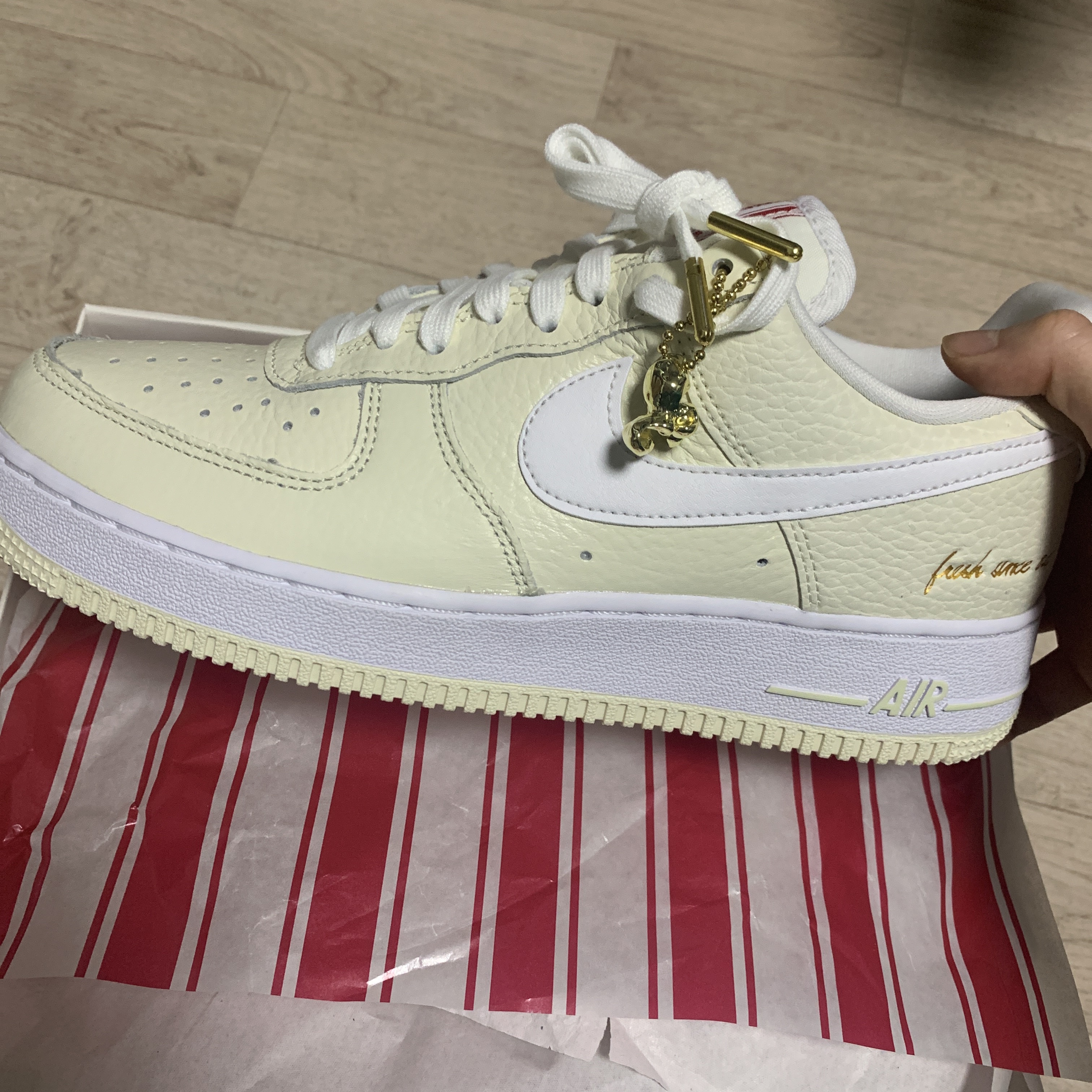 Nike Air Force 1 '07 PRM Popcorn 착용 스타일