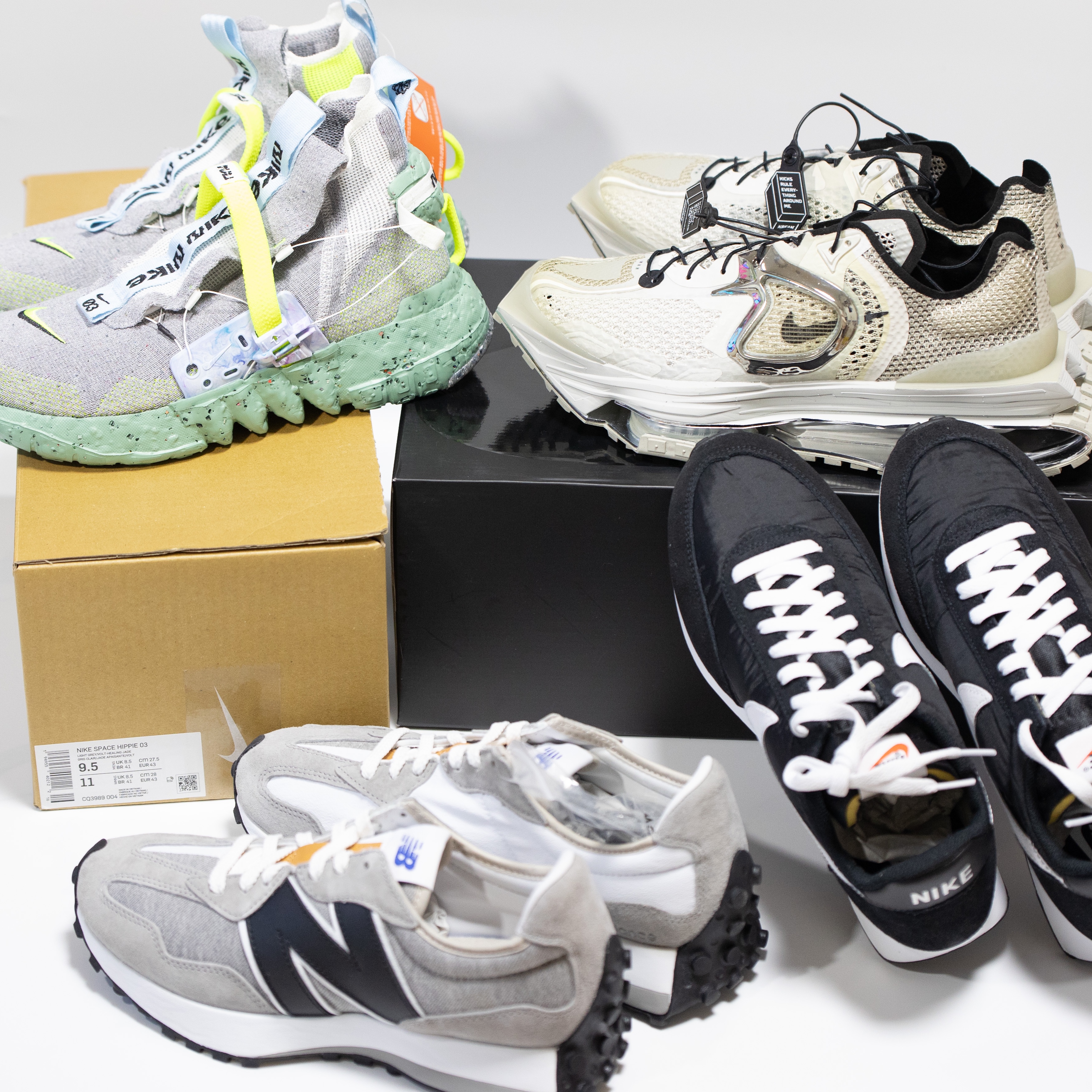 Nike x Matthew M Williams Zoom 004 Stone 착용 스타일 - 2