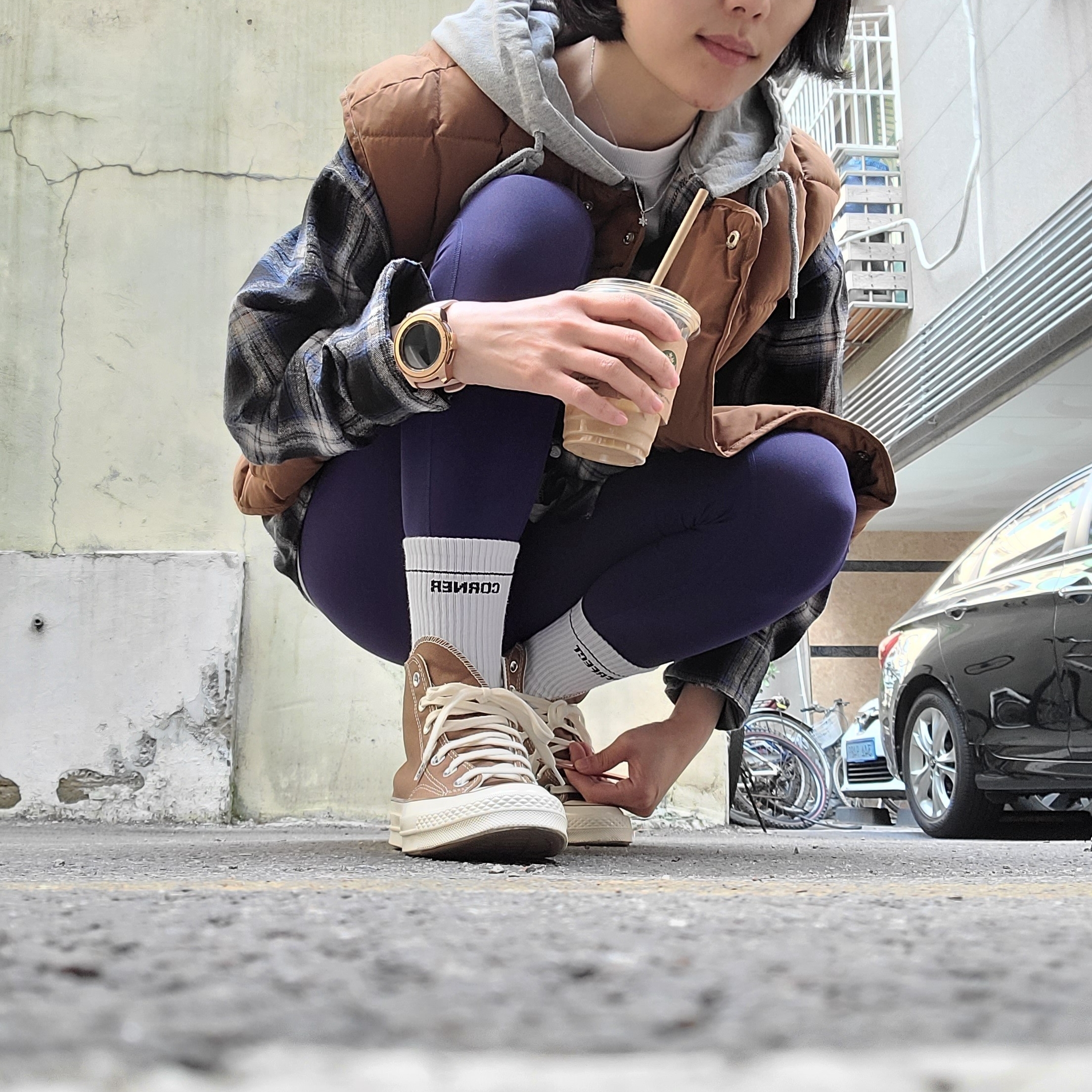Converse x Carhartt WIP Chuck 70 High Hamilton Brown 착용 스타일