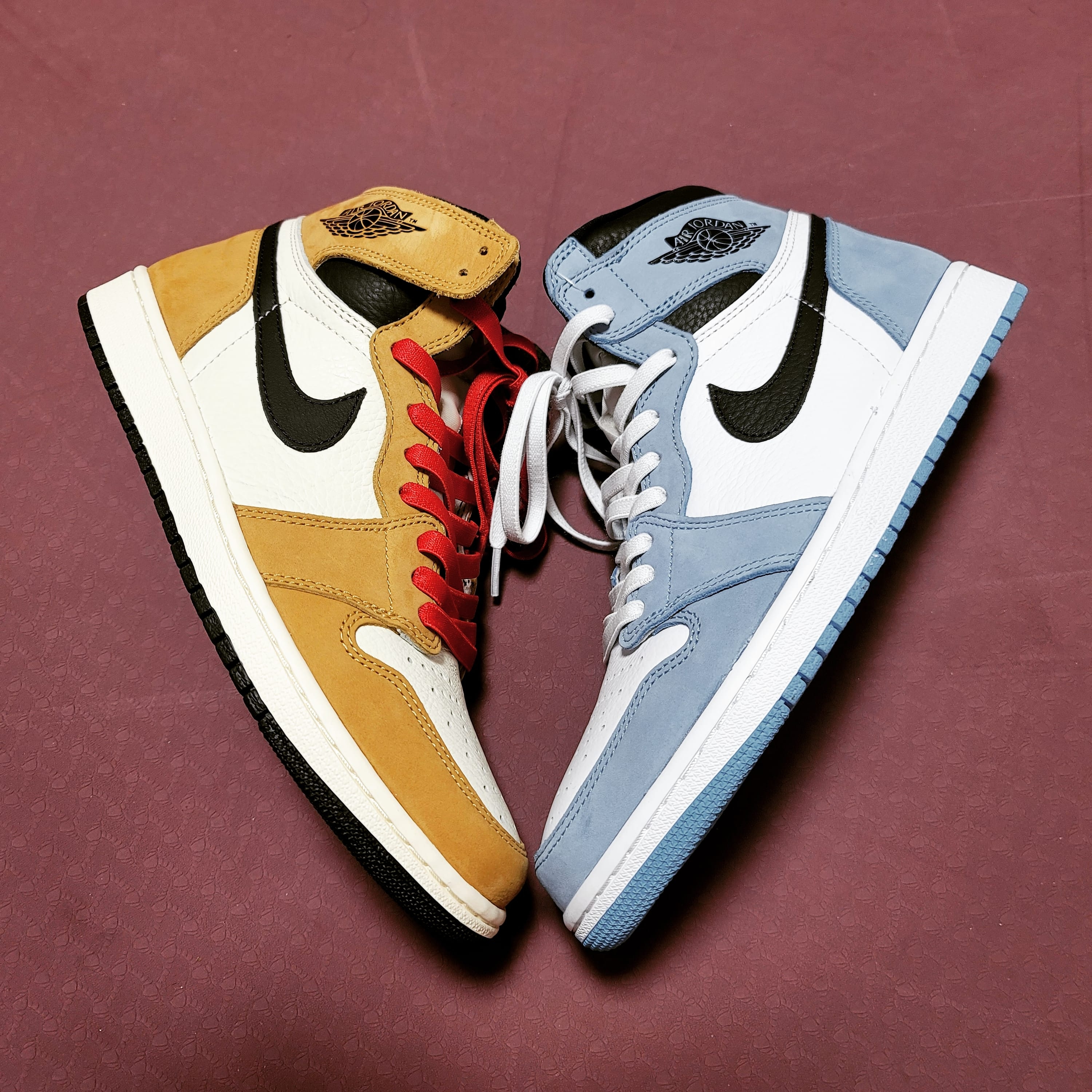 Jordan 1 Retro High OG University Blue, Jordan 1 Retro High Rookie of the Year 착용 스타일