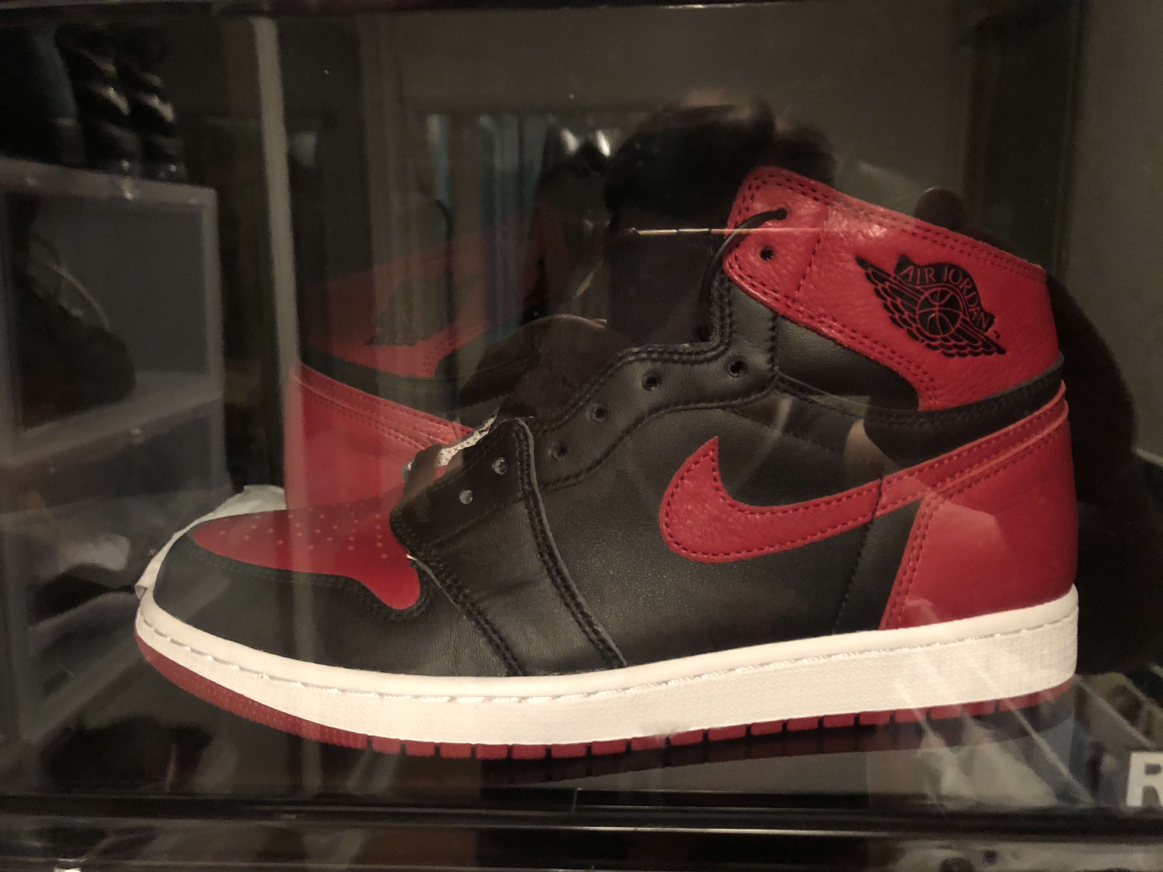 Jordan 1 Retro High OG Black Toe 2016, Jordan 1 Retro High OG Bred Banned 2016 착용 스타일 - 2