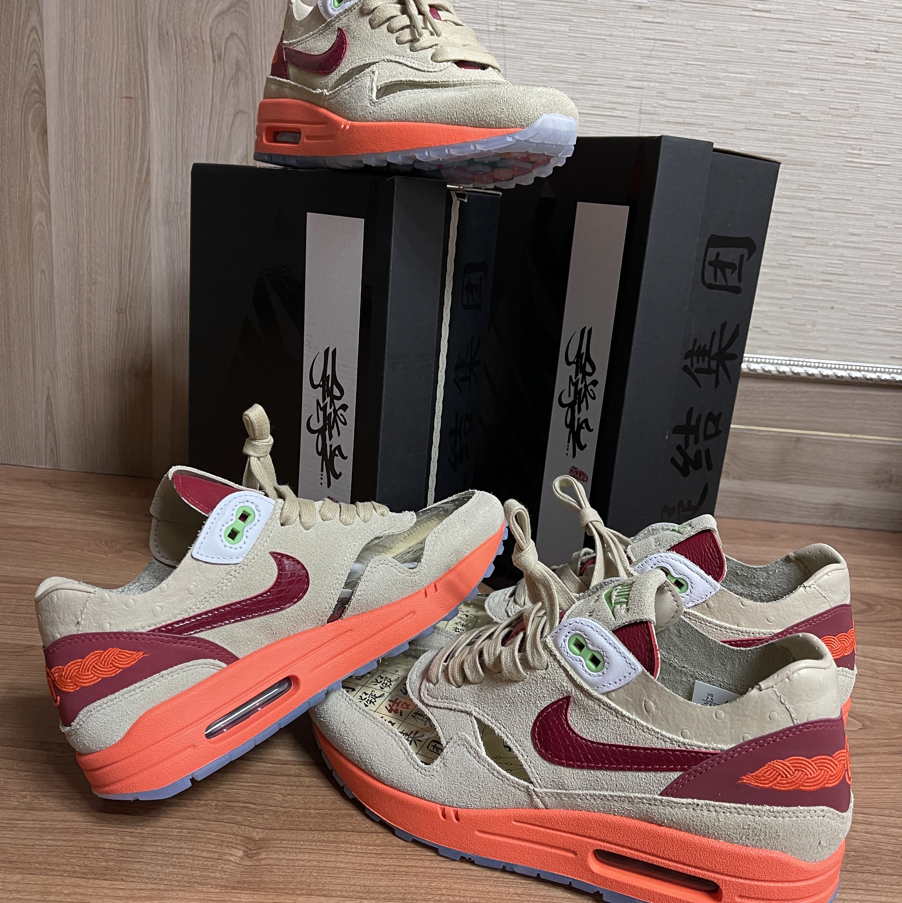 Nike x Clot Air Max 1 Net 착용 스타일