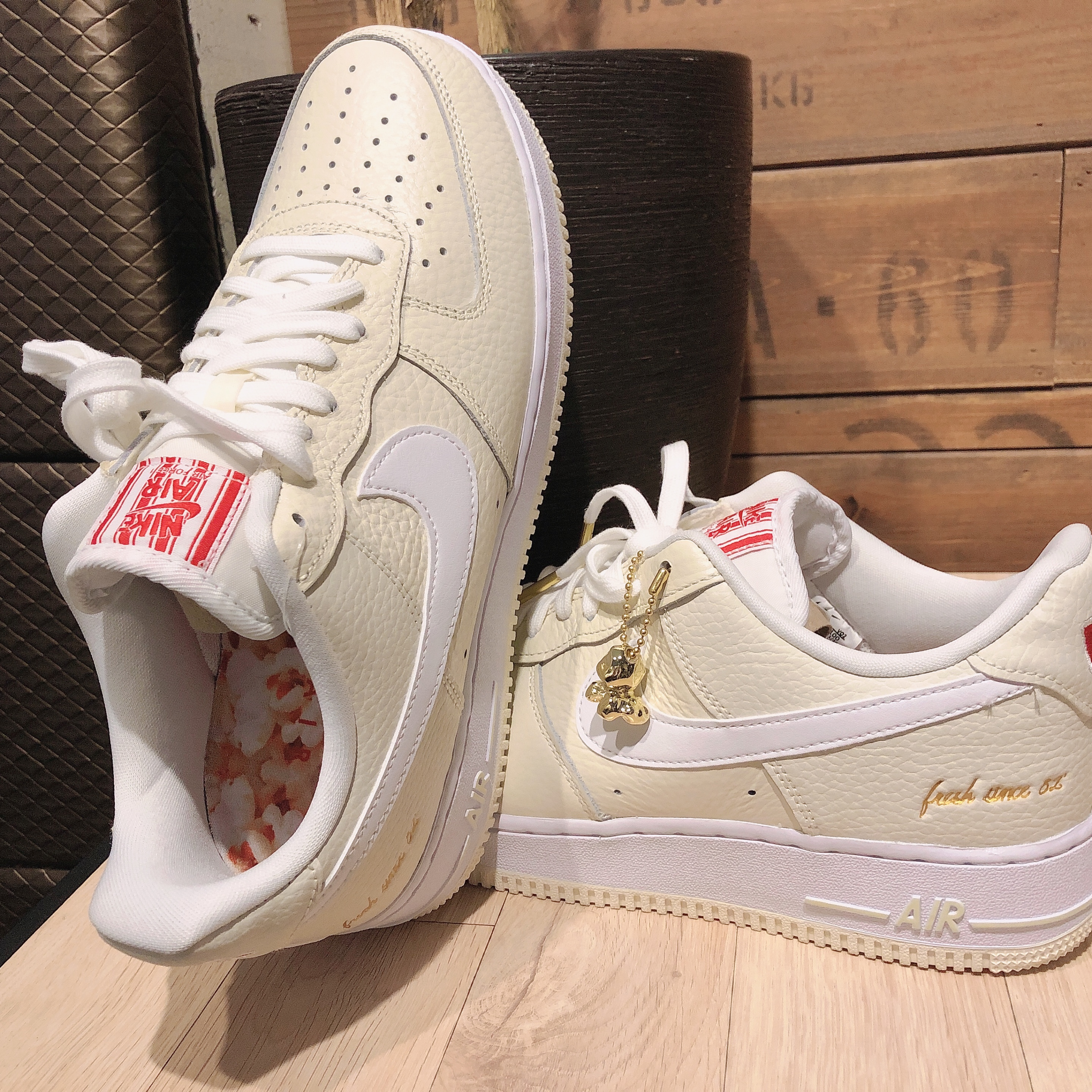 Nike Air Force 1 '07 PRM Popcorn 착용 스타일 - 3