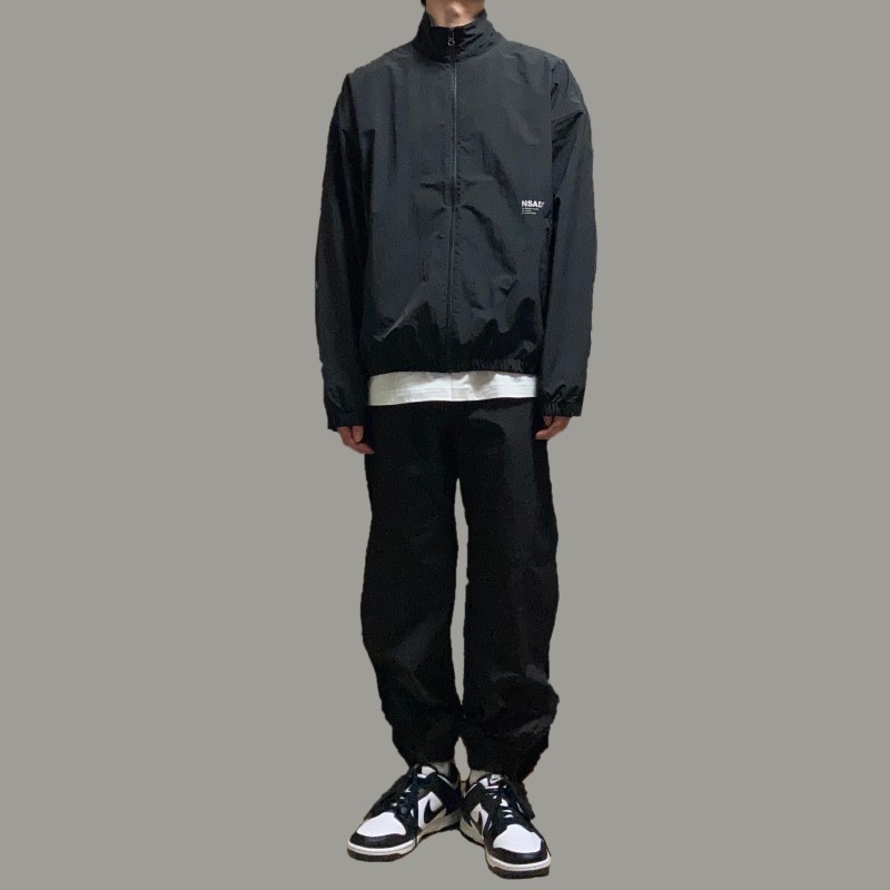 Nike Dunk Low Retro Black 착용 스타일 - 1