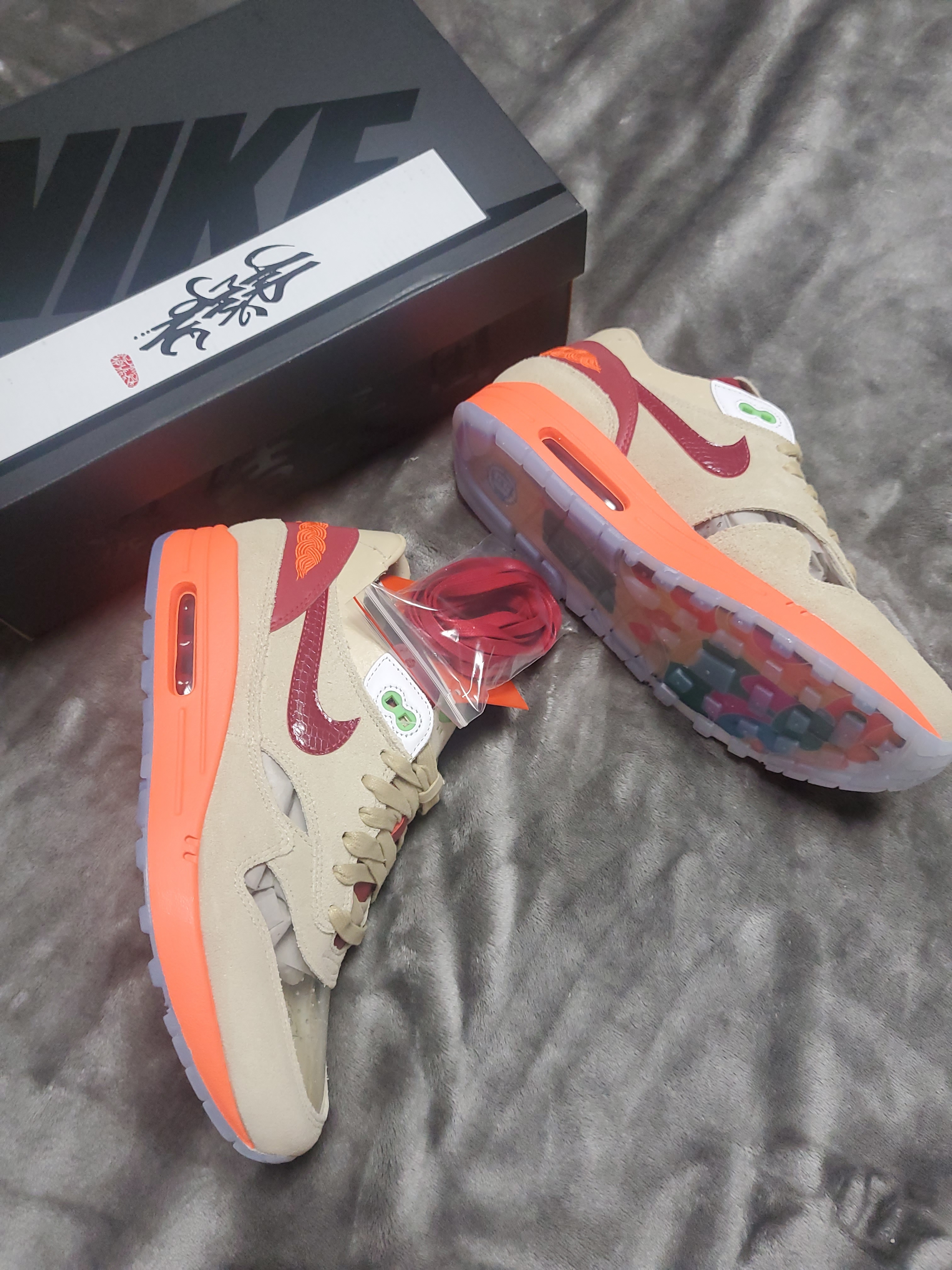 Nike x Clot Air Max 1 Net 착용 스타일 - 3