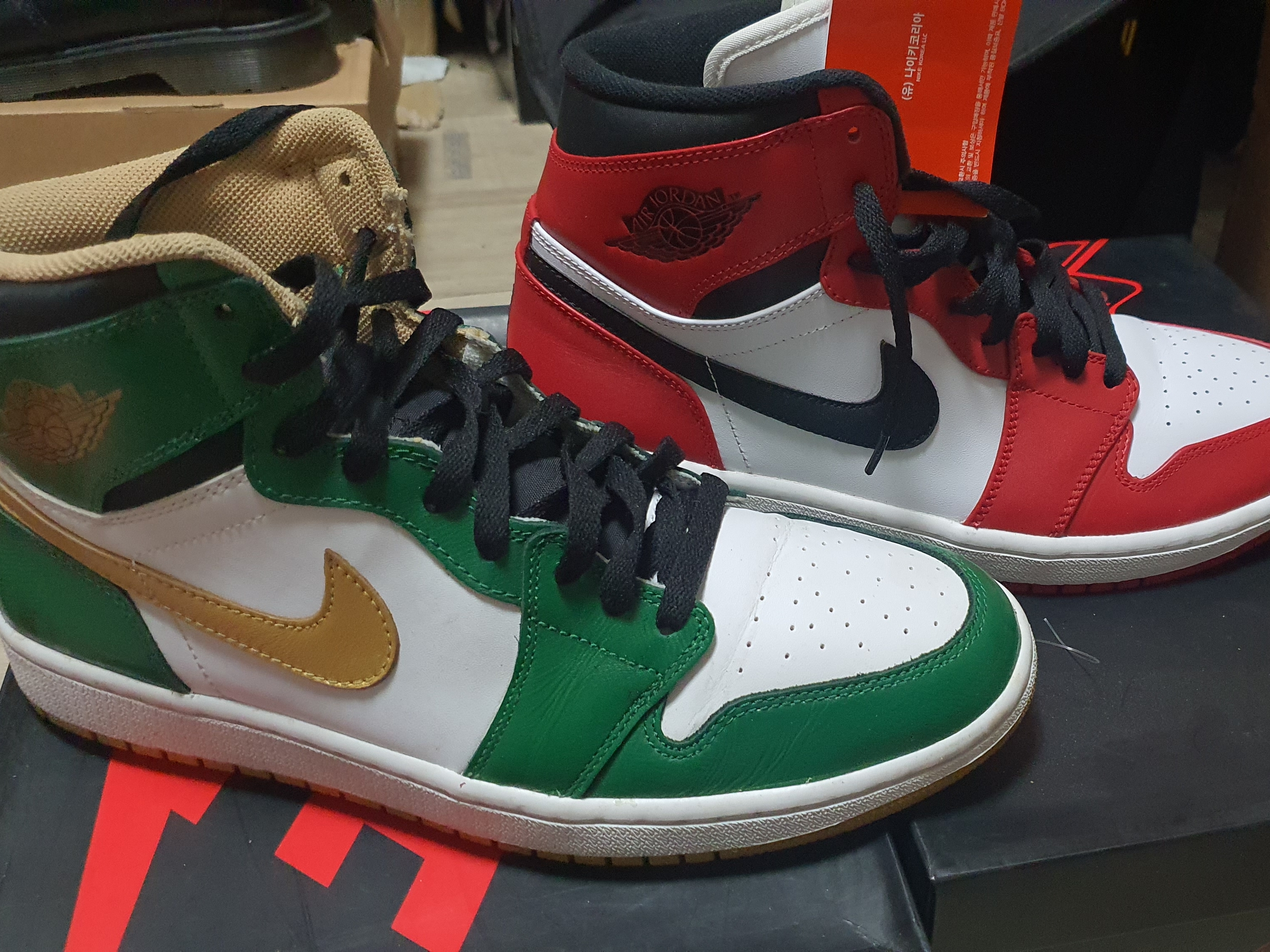 Jordan 1 Retro High OG University Blue, Jordan 1 Retro High Spider-Man Origin Story 착용 스타일 - 3