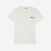 Maison Kitsune Double Fox Head Patch Classic T-Shirt Latte