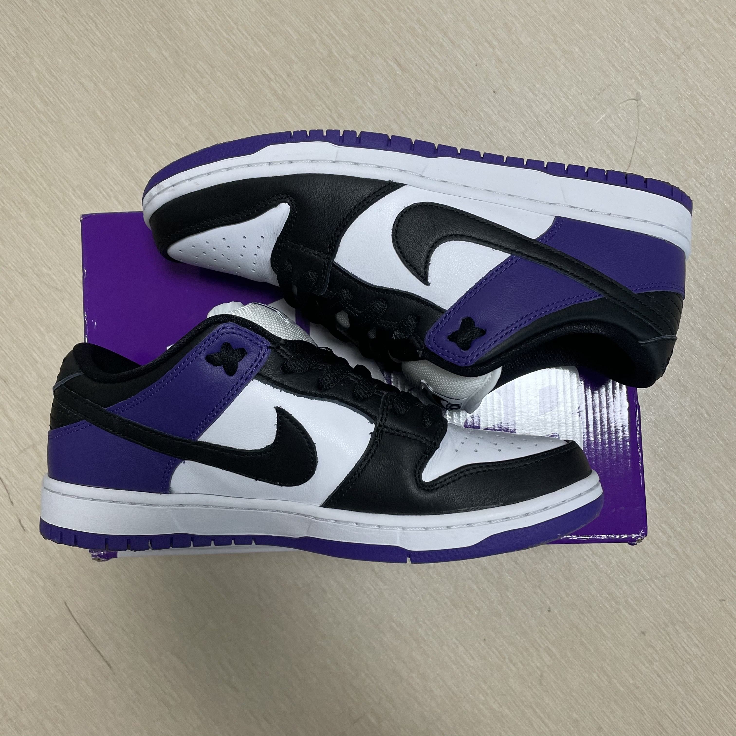 Nike SB Dunk Low Pro Court Purple 착용 스타일