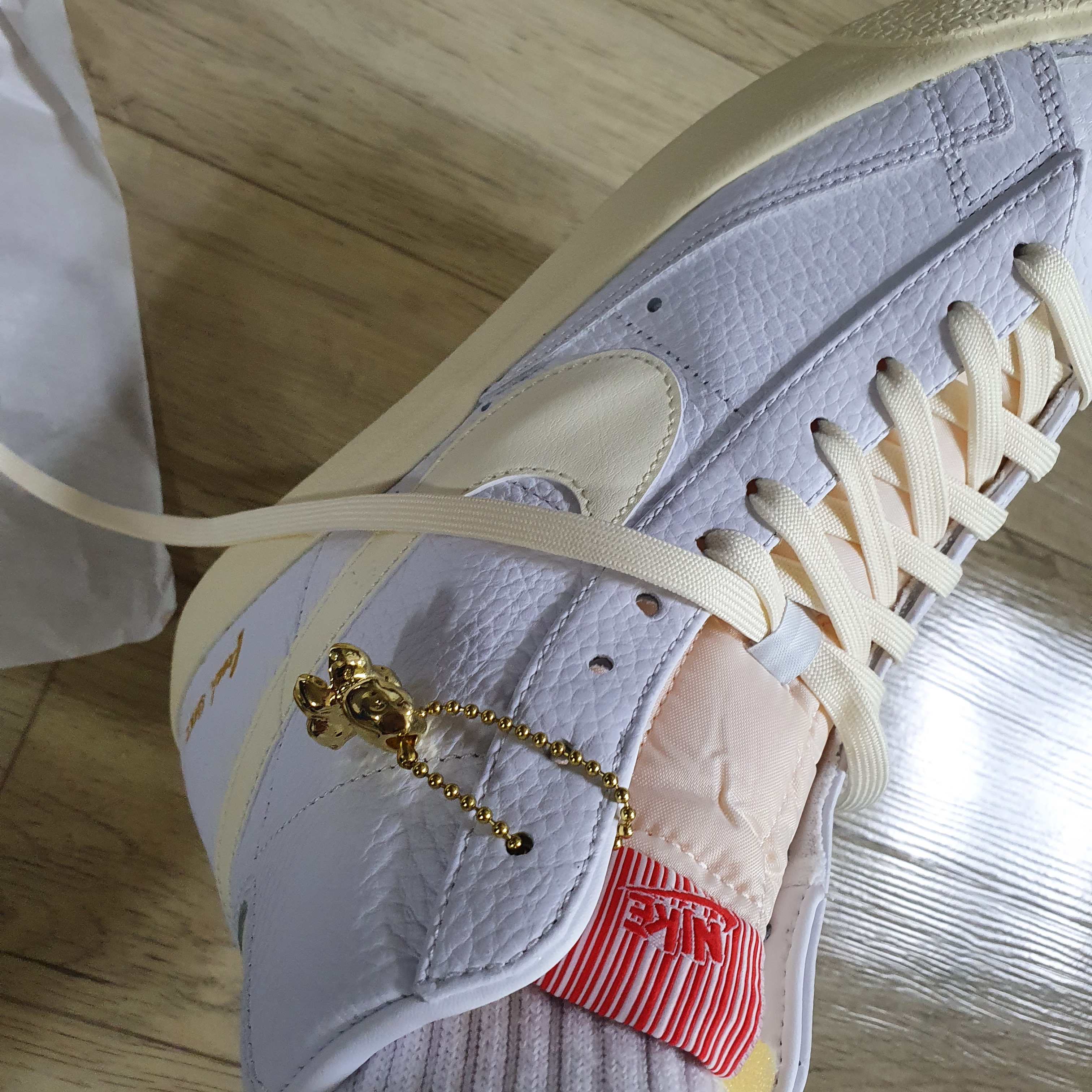 Nike Blazer Mid '77 Vintage Popcorn 착용 스타일 - 3