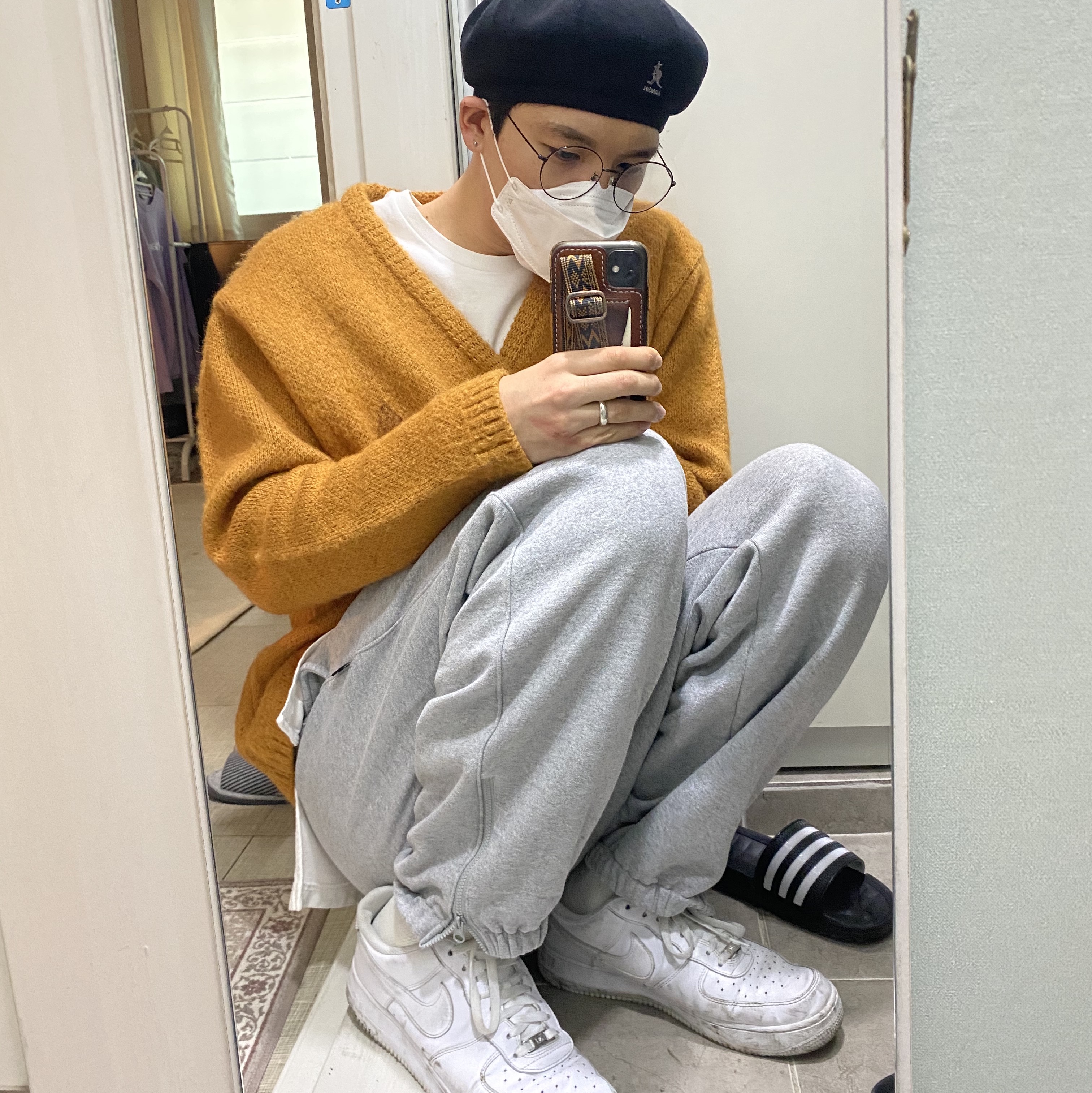 Nike Air Force 1 '07 Low White 착용 스타일