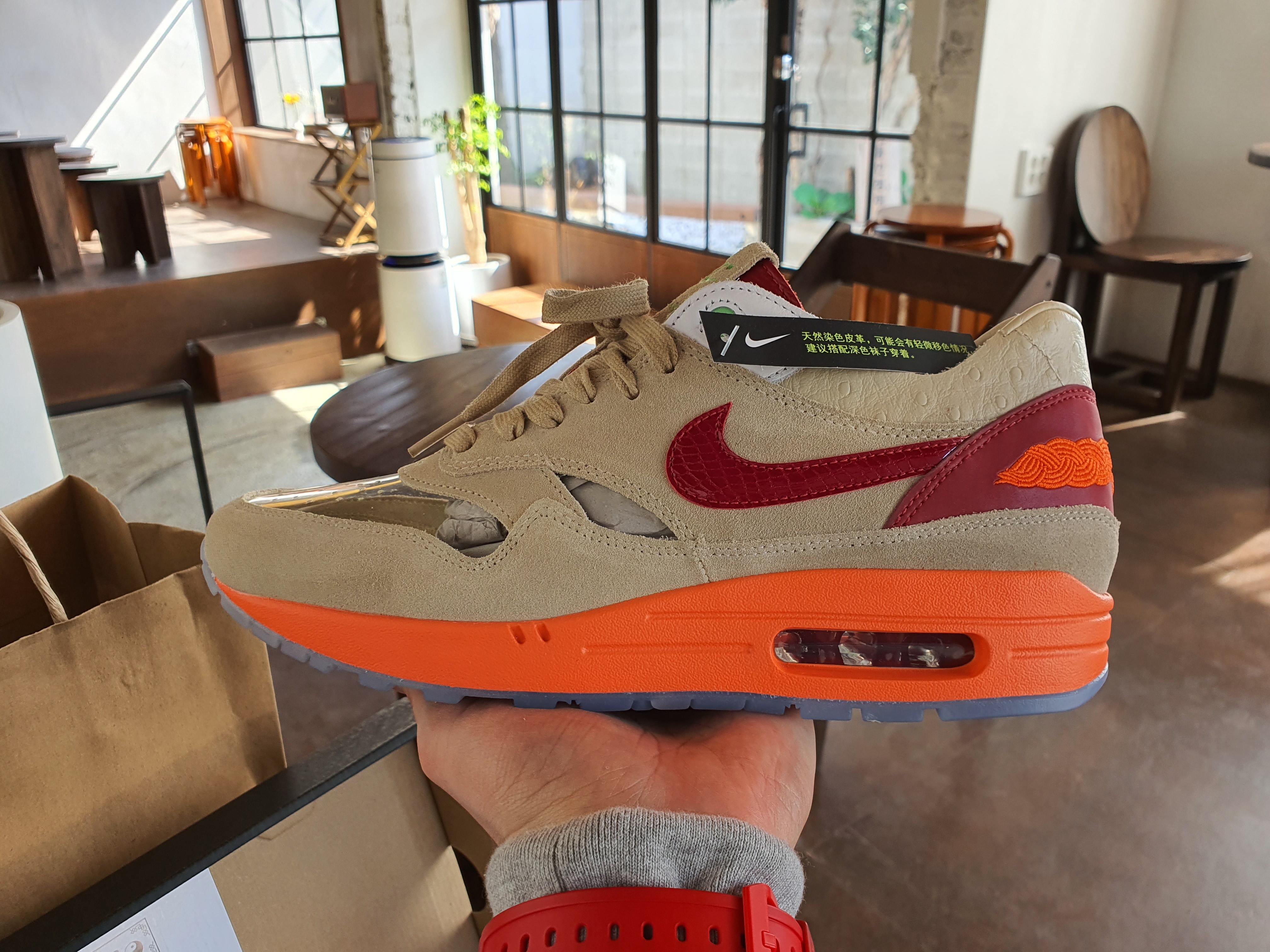 Nike x Clot Air Max 1 Net 착용 스타일 - 1