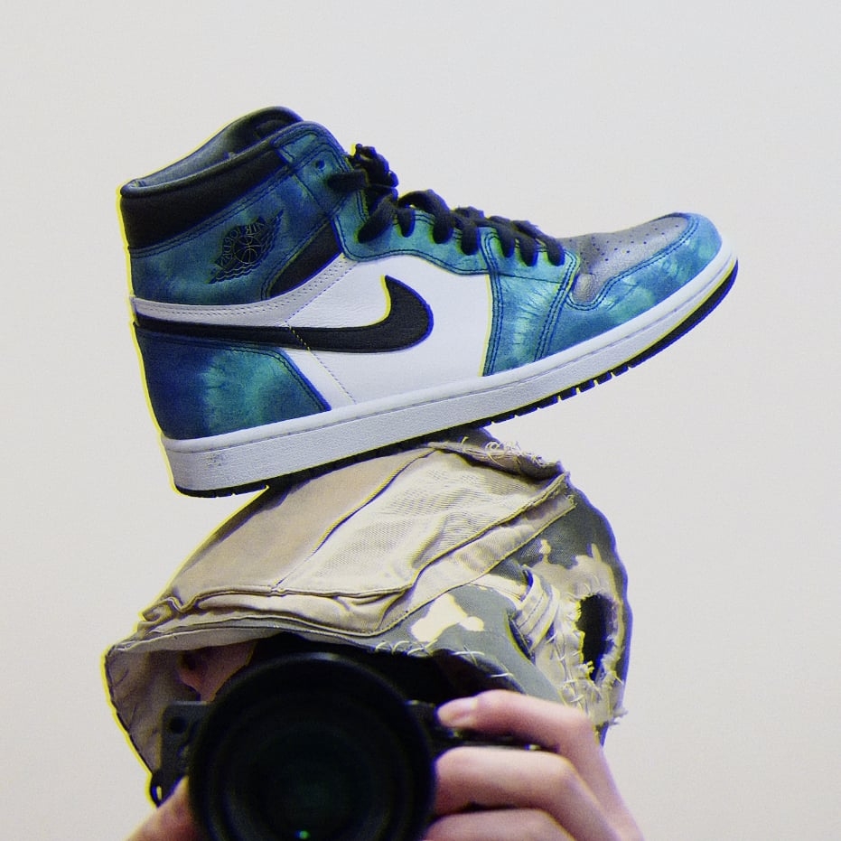 (W) Jordan 1 Retro High Tie-Dye 착용 스타일