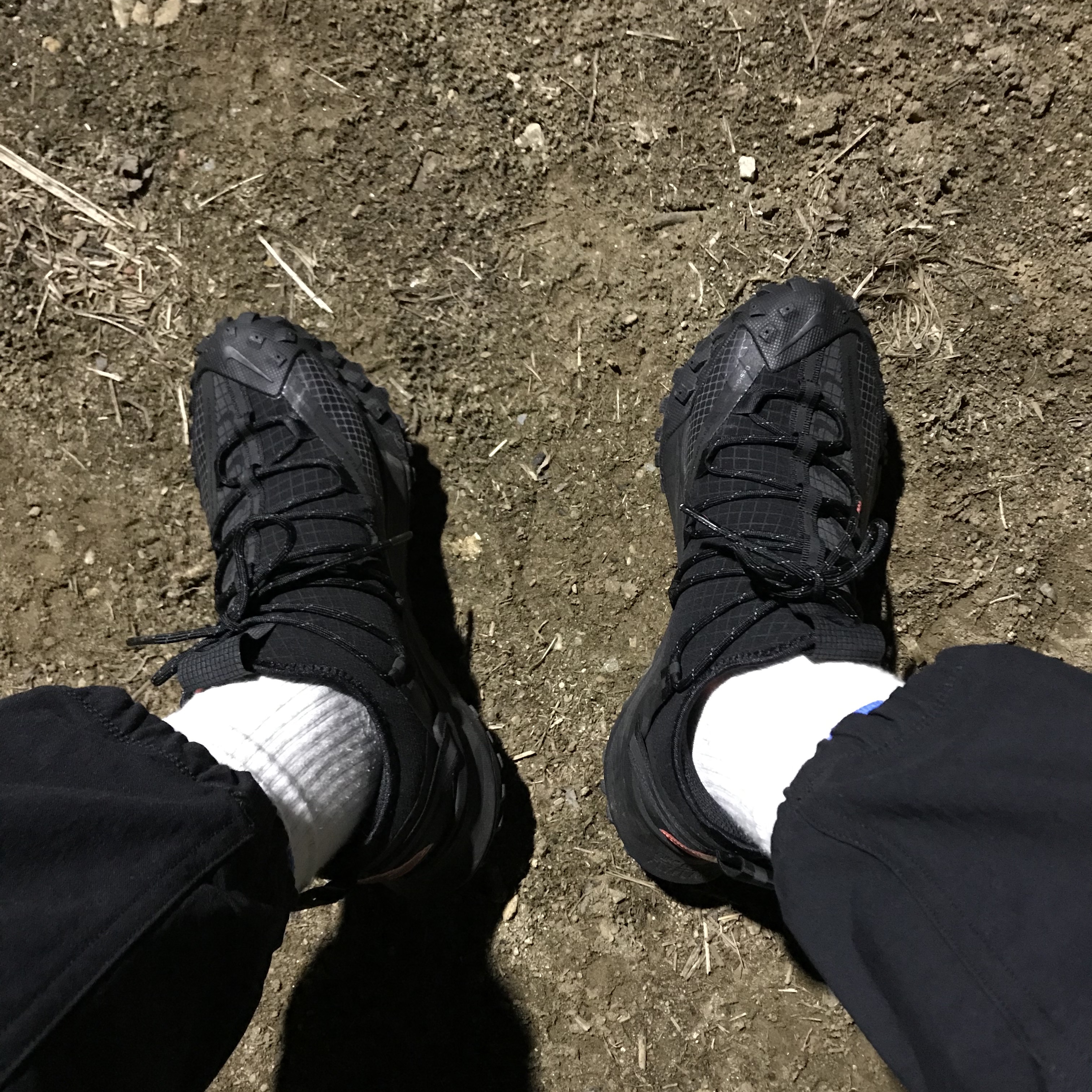 Nike ACG Mountain Fly Low Anthracite 착용 스타일 - 1