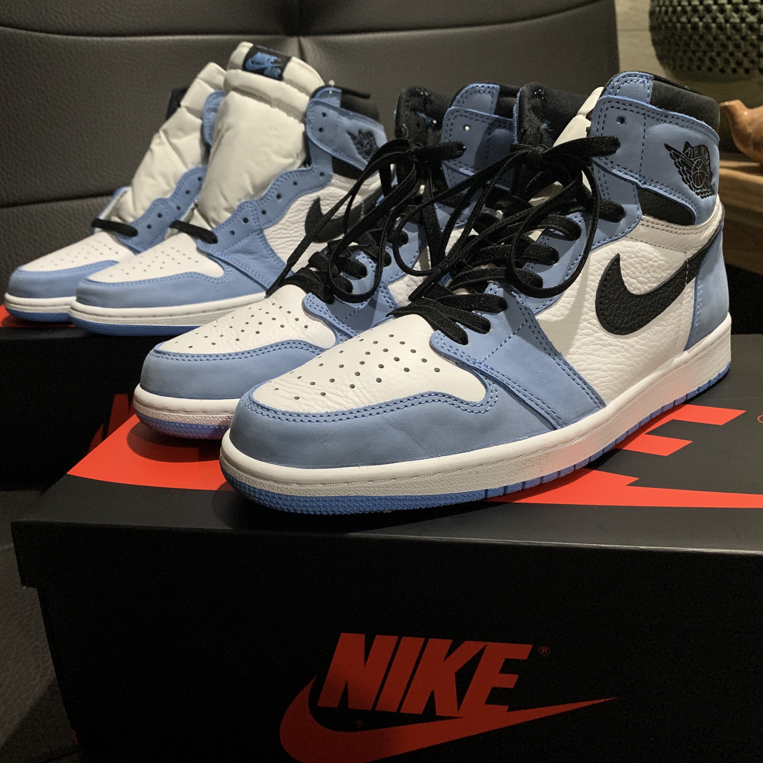 Jordan 1 Retro High OG University Blue 착용 스타일