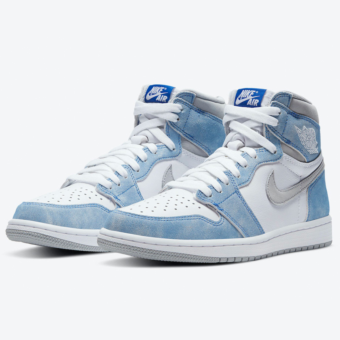 Jordan 1 Retro High OG Hyper Royal, (GS) Jordan 1 Retro High OG Hyper Royal 착용 스타일 - 2