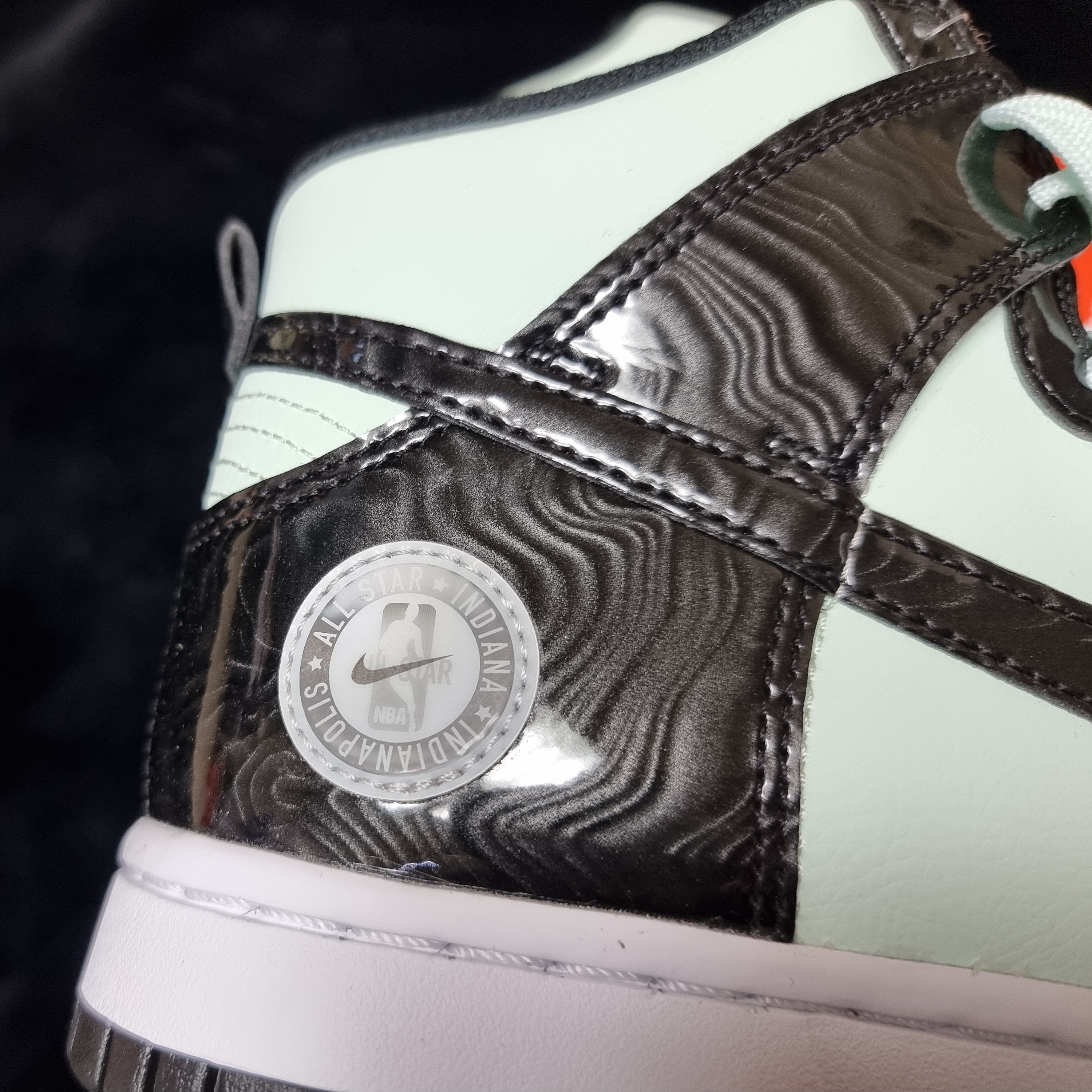 Nike Dunk High Barely Green, (GS) Nike Dunk High Barely Green 착용 스타일 - 4