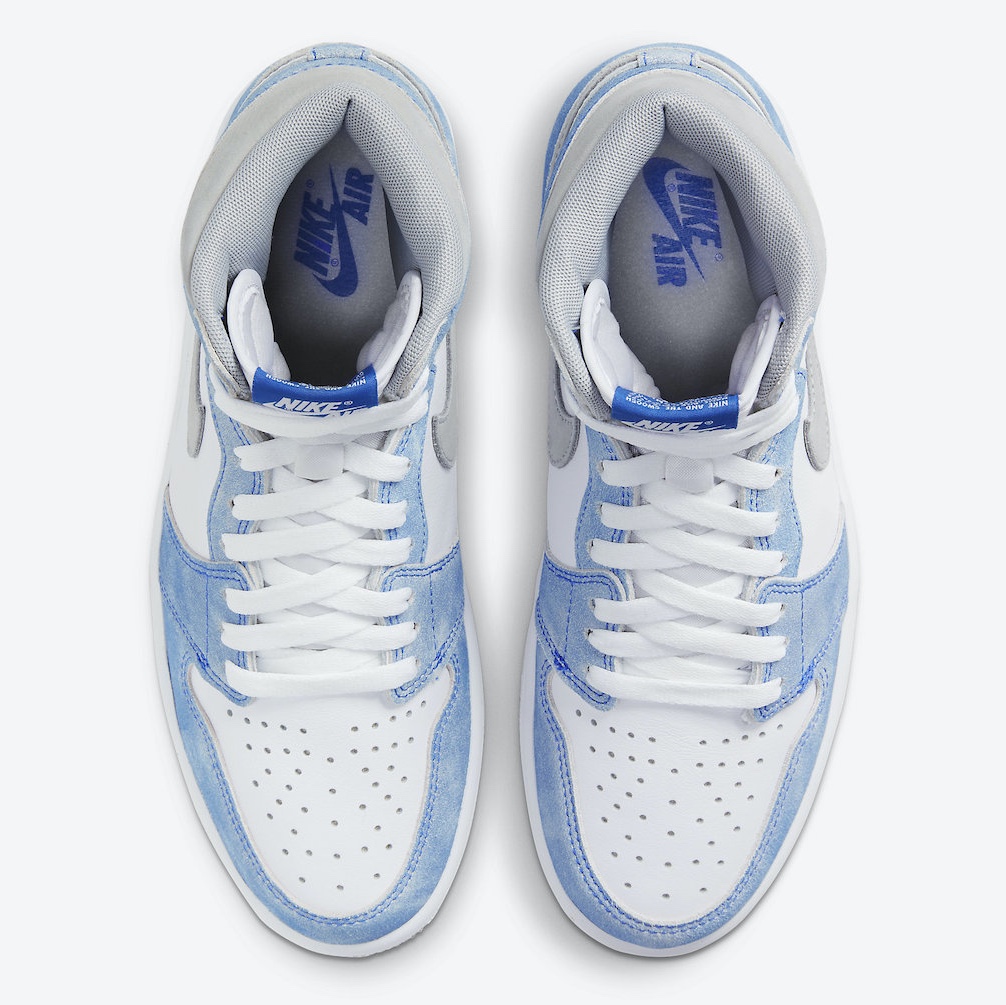 Jordan 1 Retro High OG Hyper Royal, (GS) Jordan 1 Retro High OG Hyper Royal 착용 스타일 - 4