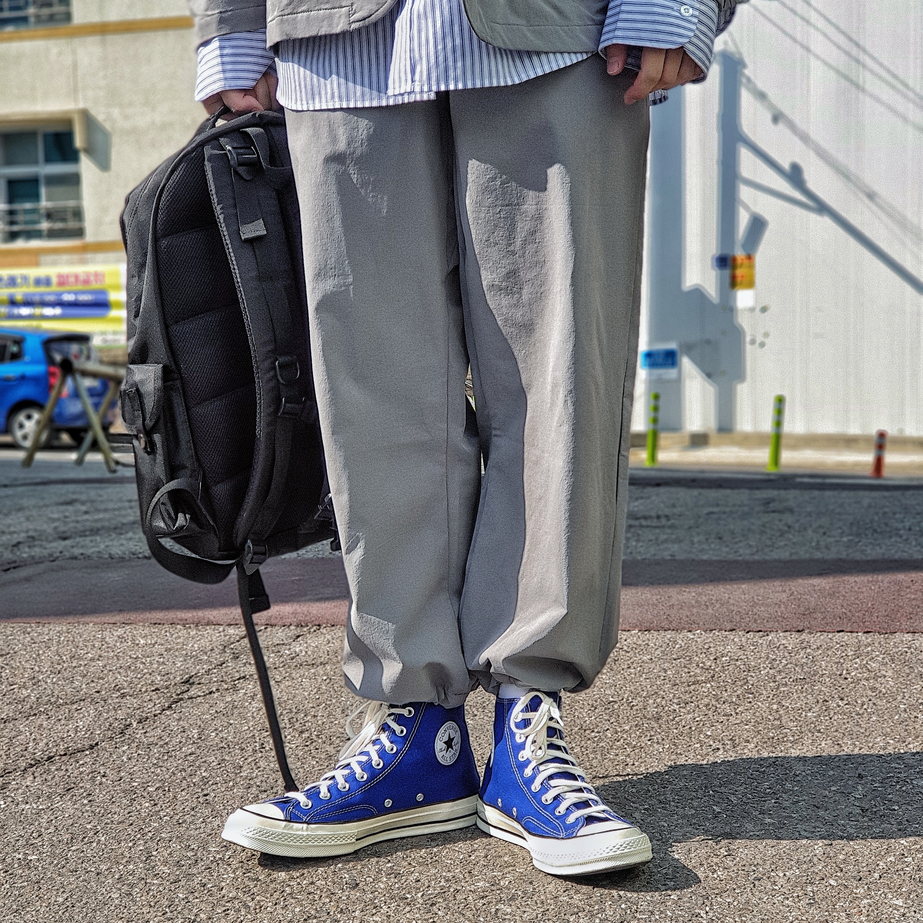 Converse Chuck 70 High Rush Blue 착용 스타일 - 3