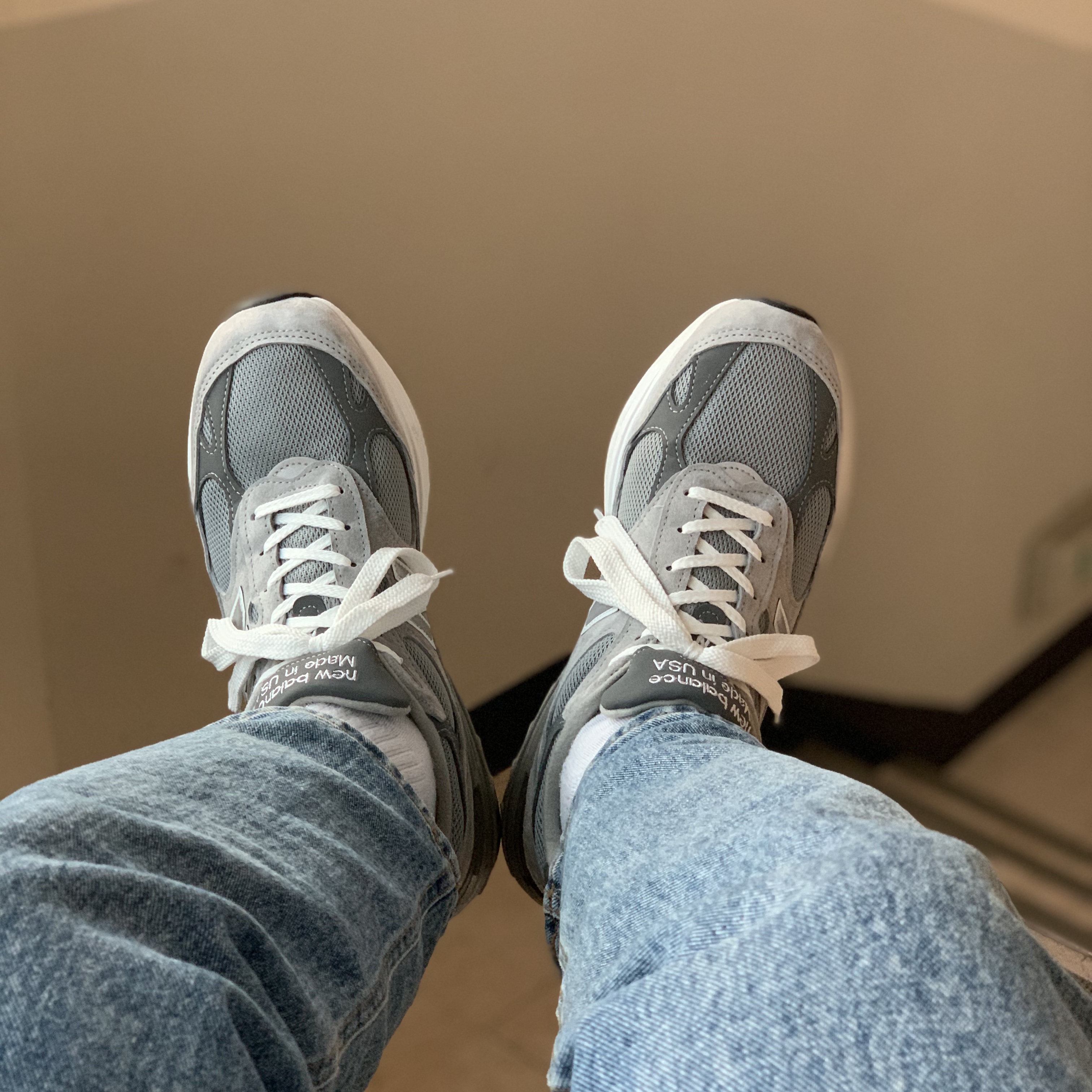 New Balance 993 Made in USA Grey - D Standard, Nike x Peaceminusone Air Force 1 Low Para-Noise 2.0 착용 스타일 - 1