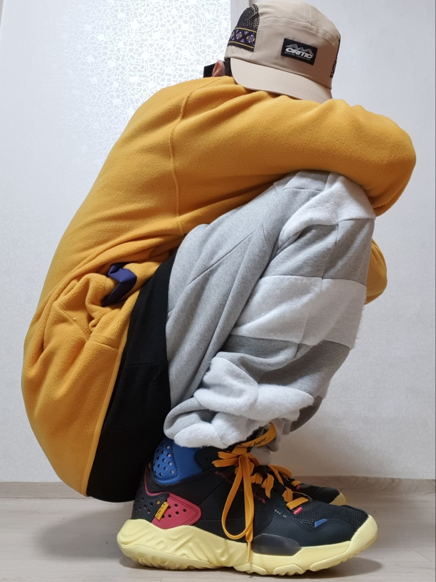 Jordan x Union Delta Mid Off Noir 착용 스타일