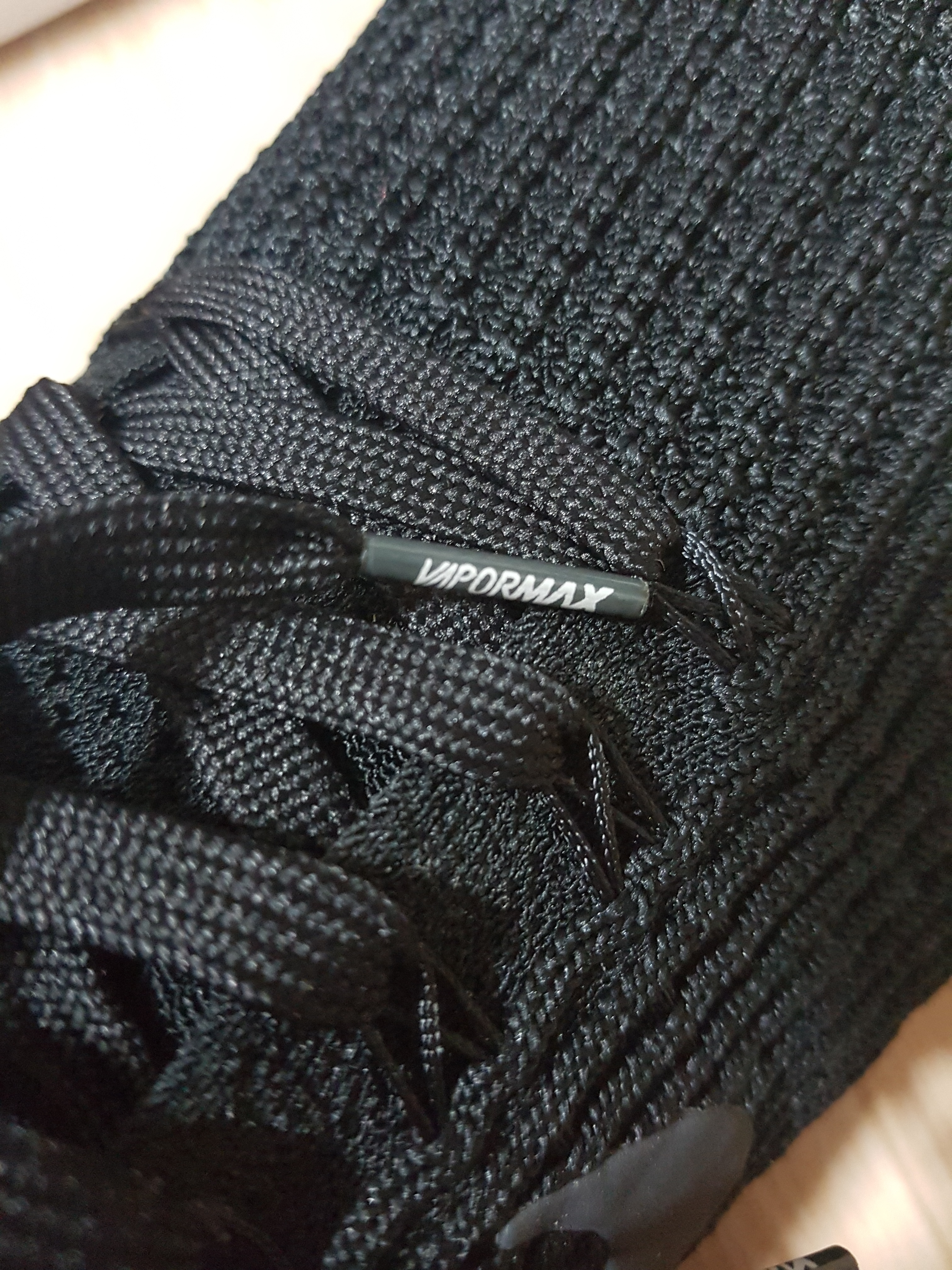 Nike Air VaporMax Flyknit 3.0 Triple Black 착용 스타일 - 1