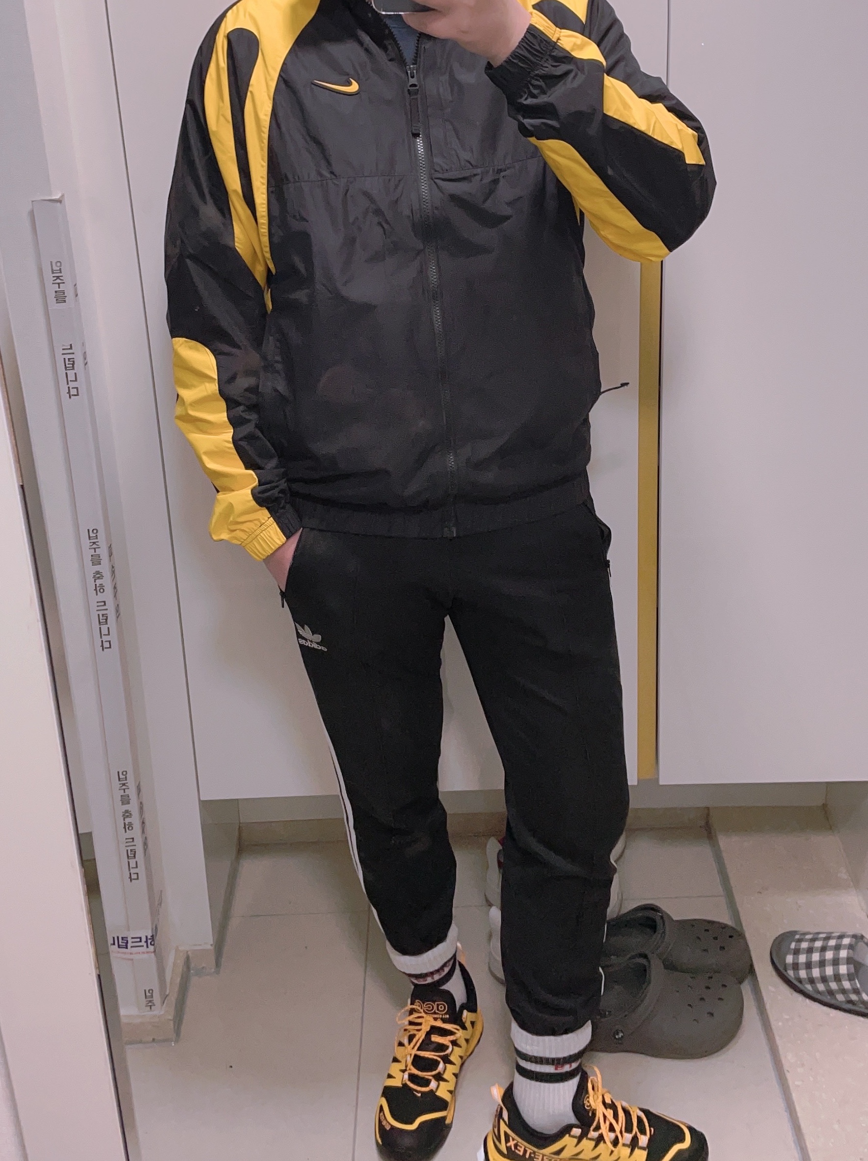 Nike x Drake Nocta Essential Track Jacket - US/EU, Nike ACG Air Nasu Gore-Tex Black Orange 착용 스타일