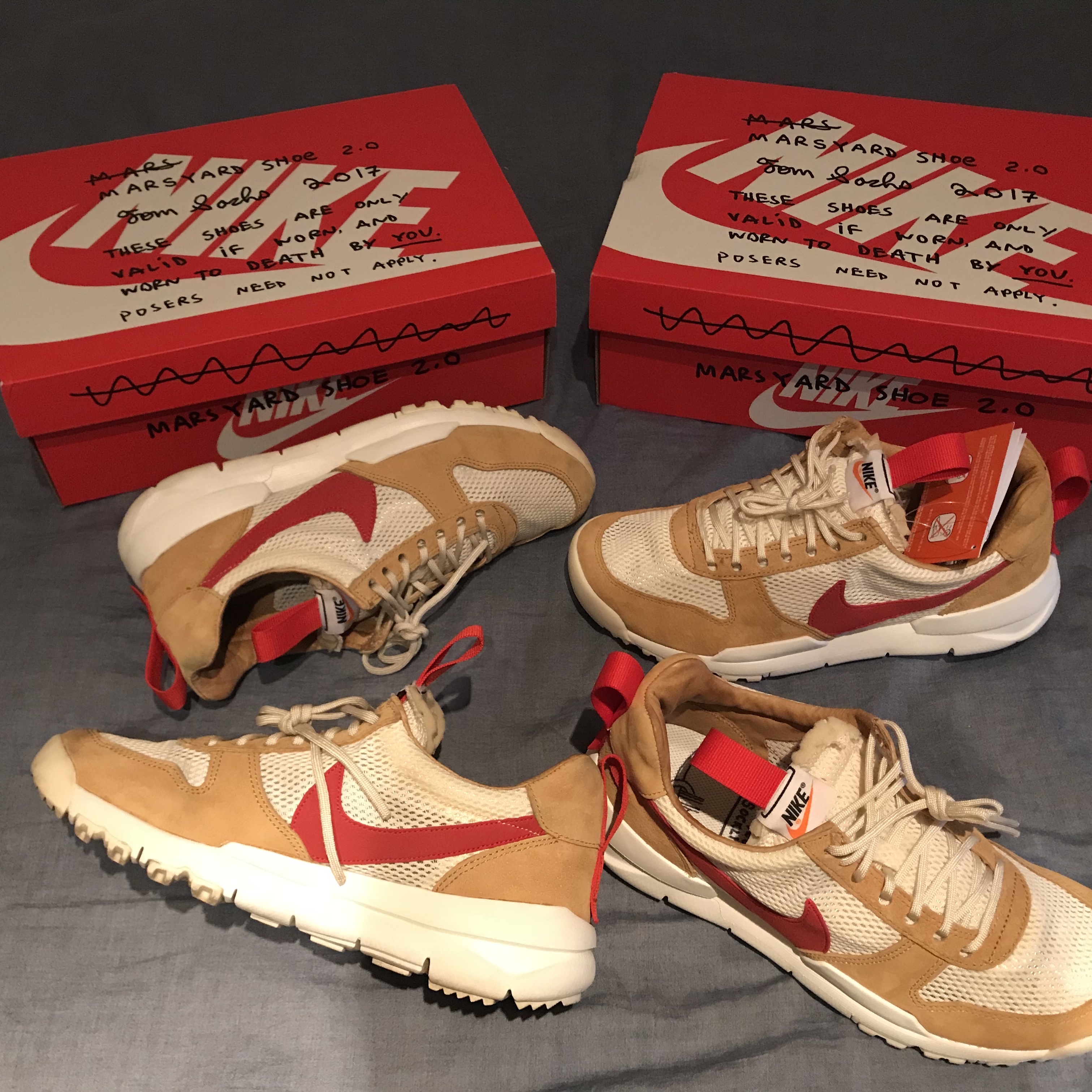Nike x Tom Sachs Mars Yard Shoe 2.0 Space Camp 착용 스타일