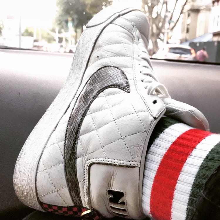 Nike x Supreme SB Blazer Sail 2006 μ°©μ© μ€νμΌ