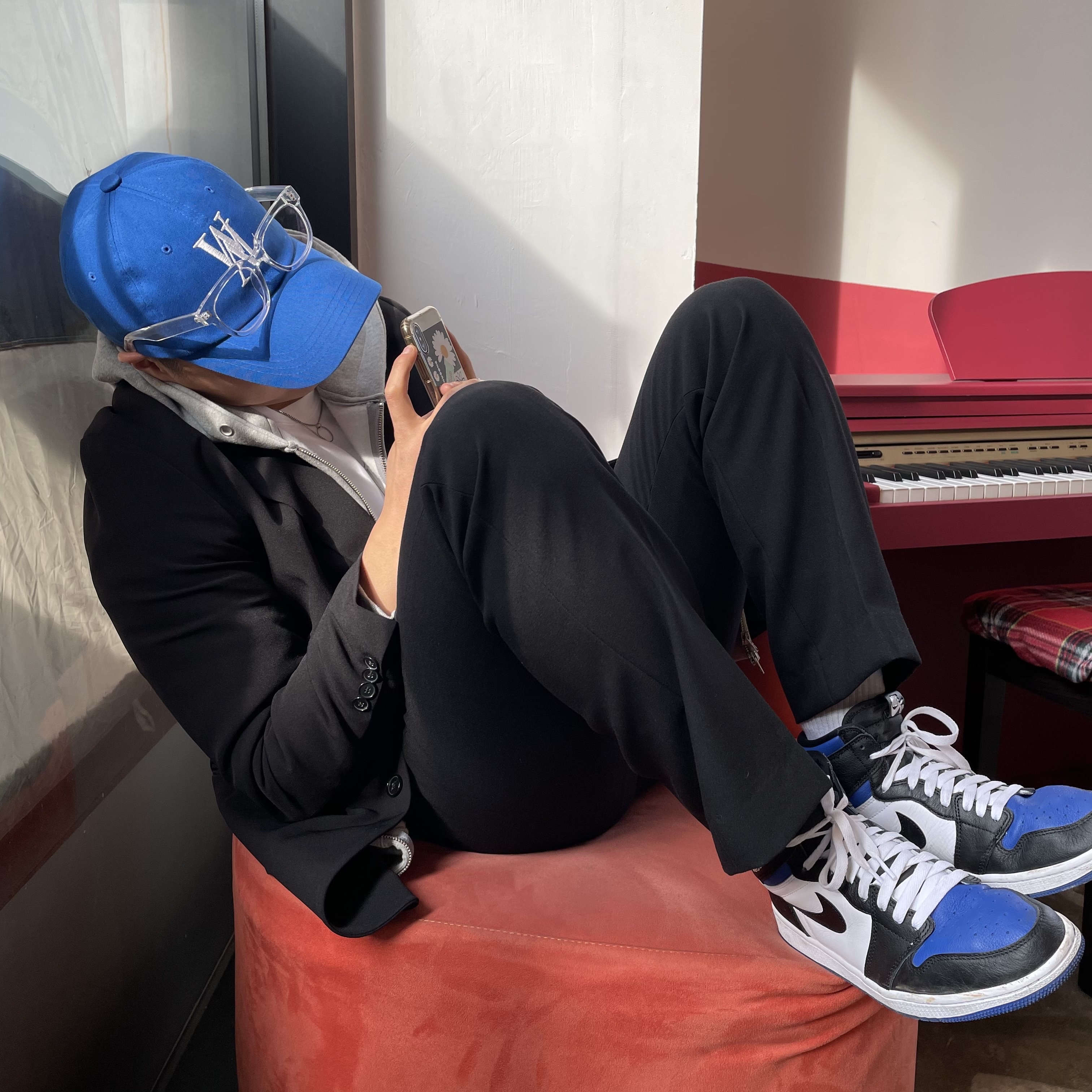 Jordan 1 Retro High OG Royal Toe 착용 스타일