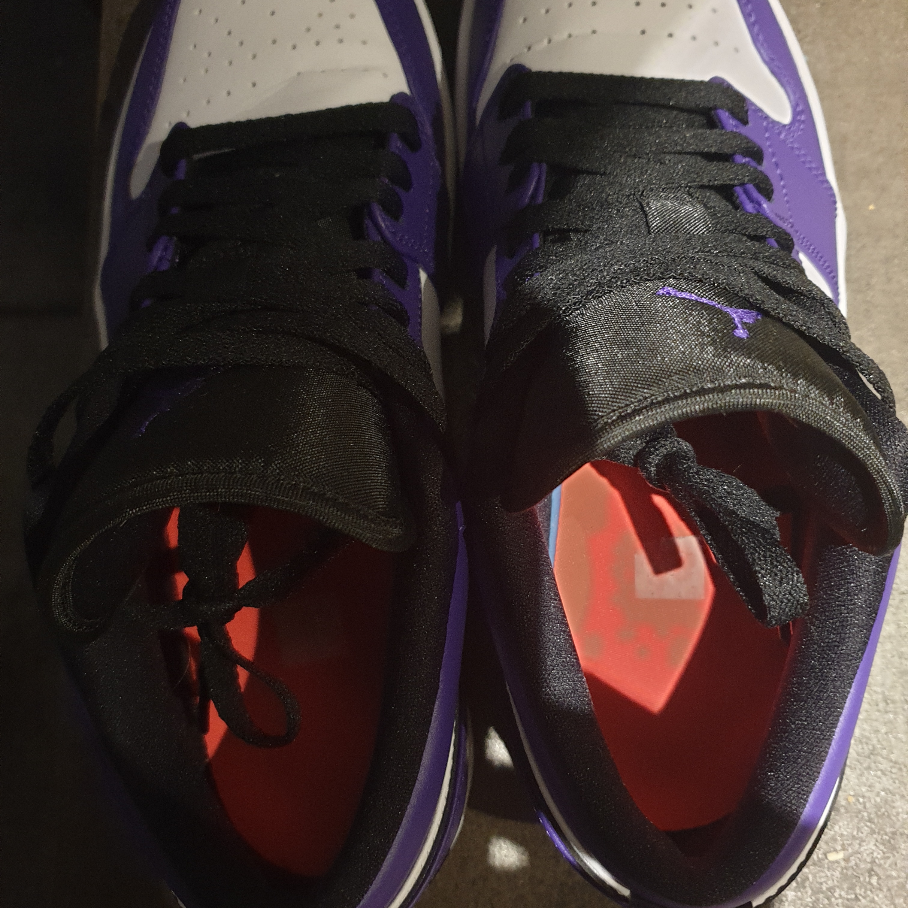 Jordan 1 Low Court Purple 2020 착용 스타일 - 2