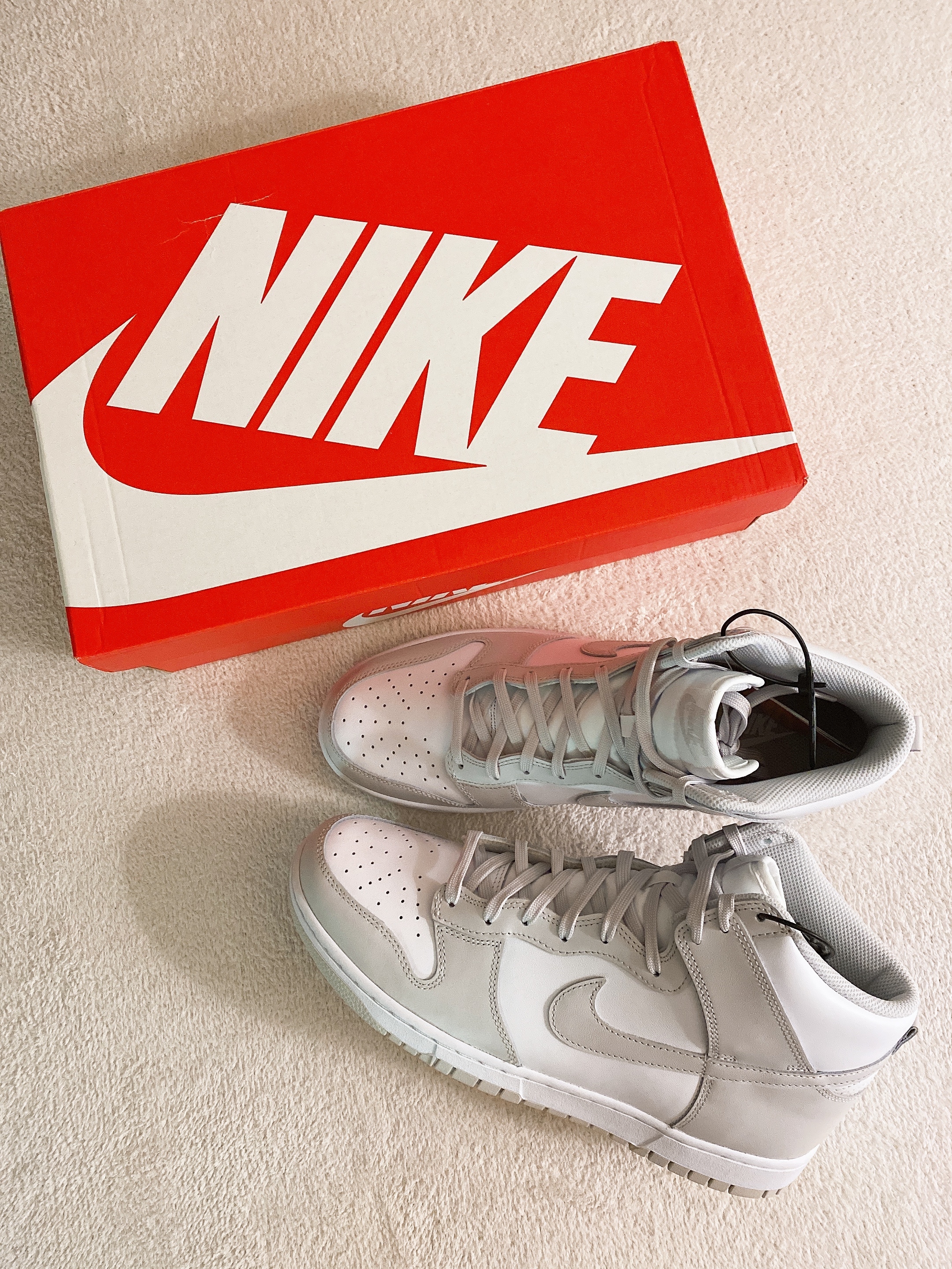 Nike Dunk High Retro Vast Grey 착용 스타일