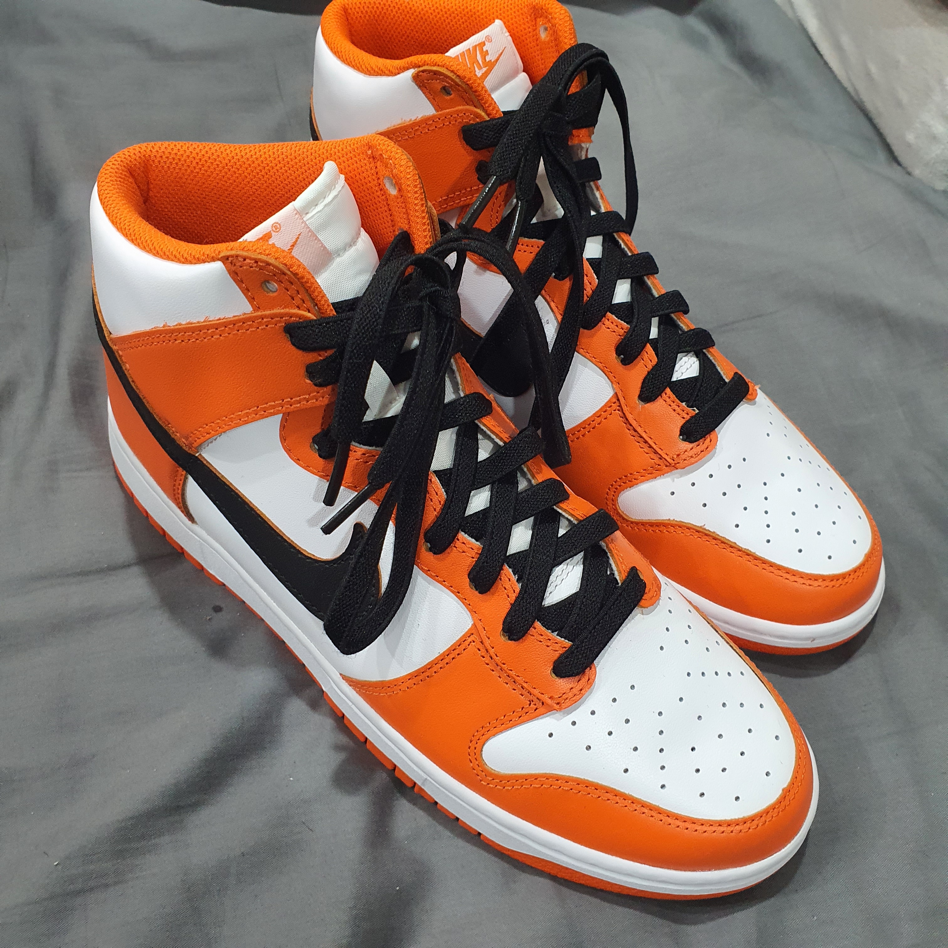 Nike Dunk High Retro Orange Blaze, Nike Dunk Low SP Syracuse 2020 착용 스타일 - 1