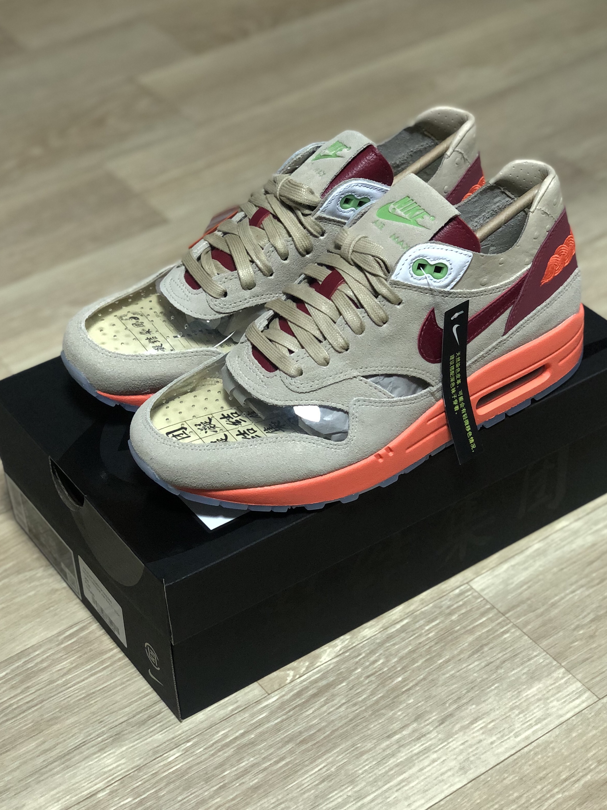 Nike x Clot Air Max 1 Net 착용 스타일 - 4