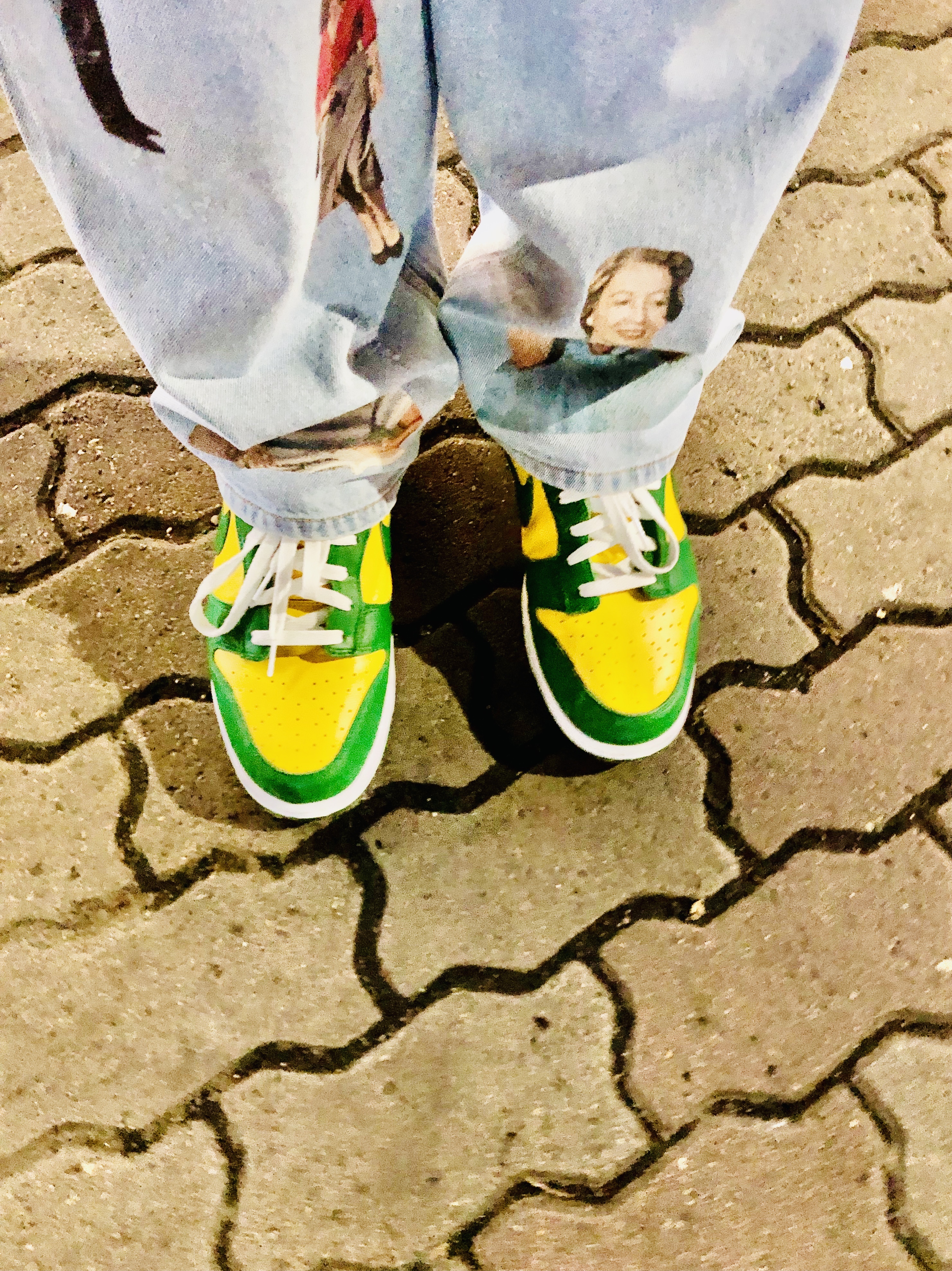 Nike Dunk Low SP Brazil 2020 착용 스타일 - 3