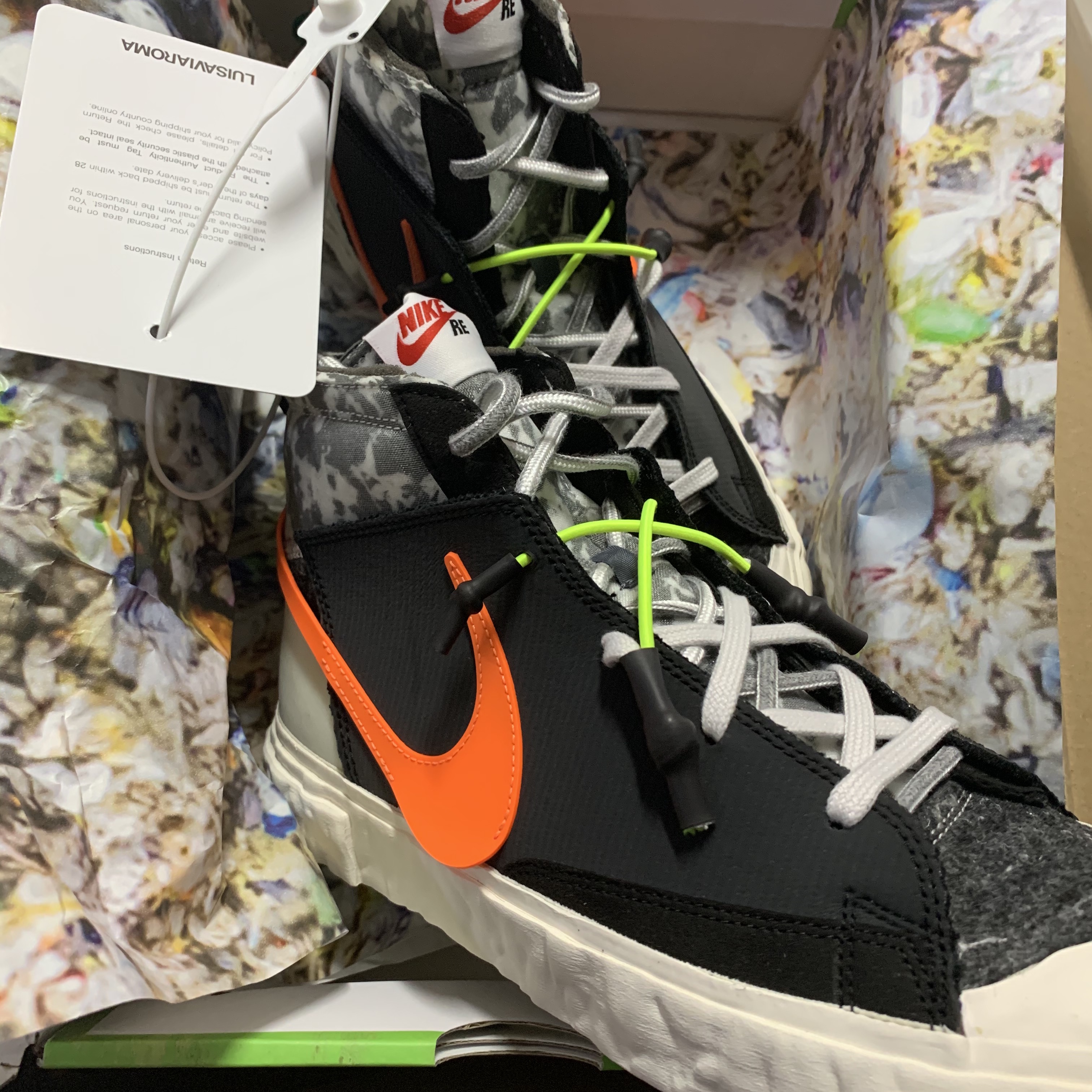 Nike x Readymade Blazer Mid Black 착용 스타일