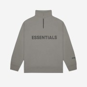 Essentials Half-Zip Pullover Cement - 20FW