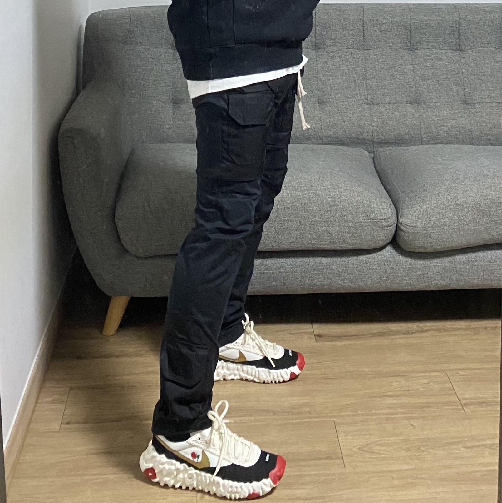 Nike x Undercover Overbreak Sail Gold 착용 스타일 - 1