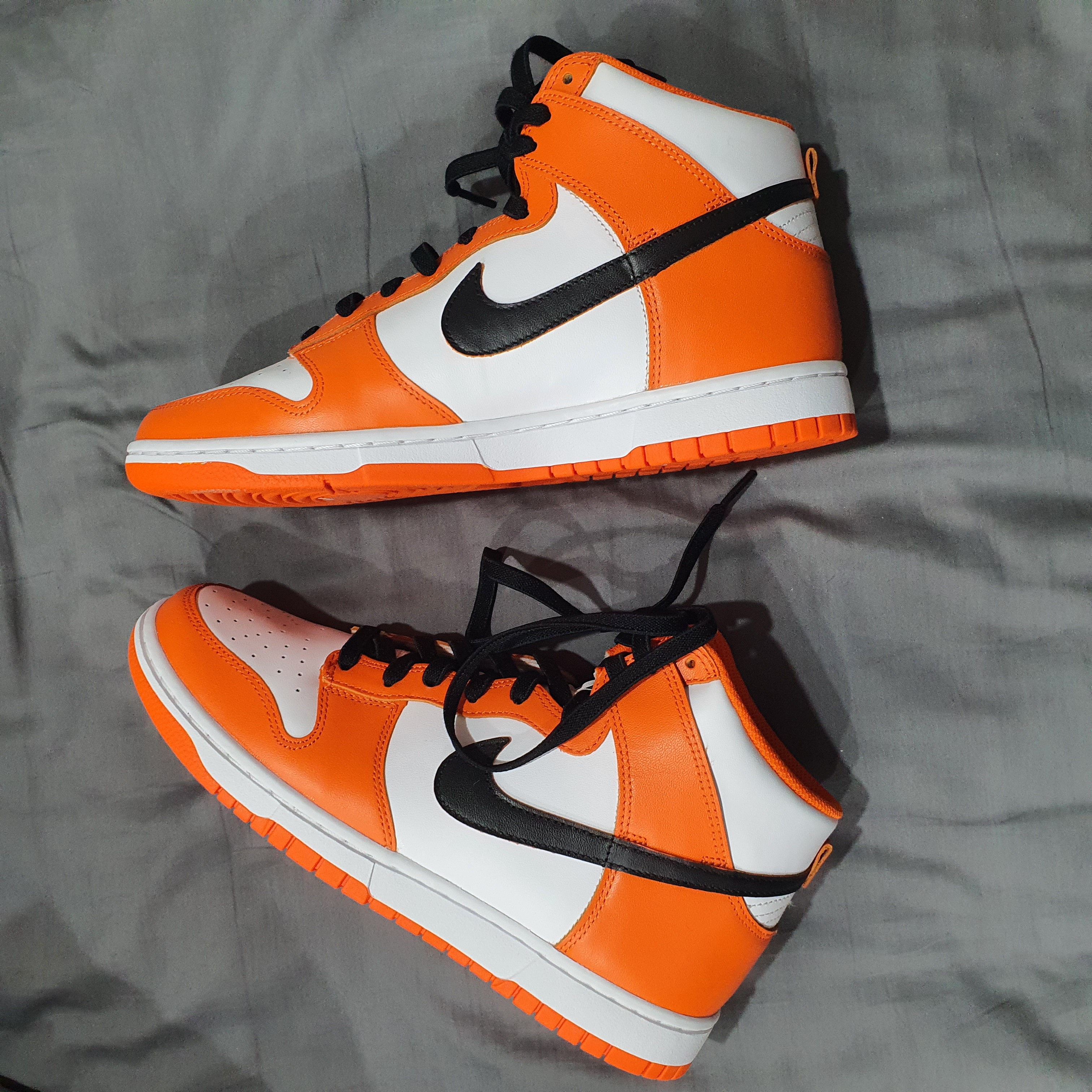 Nike Dunk High Retro Orange Blaze, Nike Dunk Low SP Syracuse 2020 착용 스타일 - 2